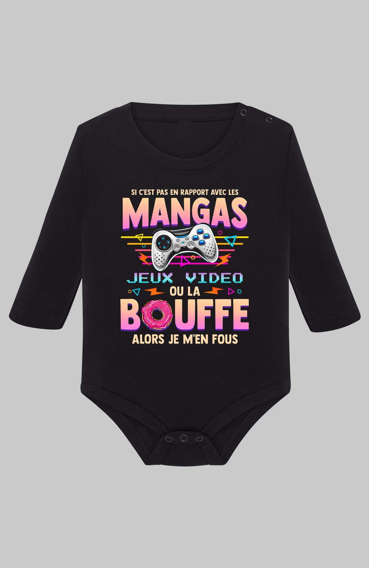Grossiste I.A.L.D FRANCE - Otaku Gamer - Body Manche longue bébé Fille