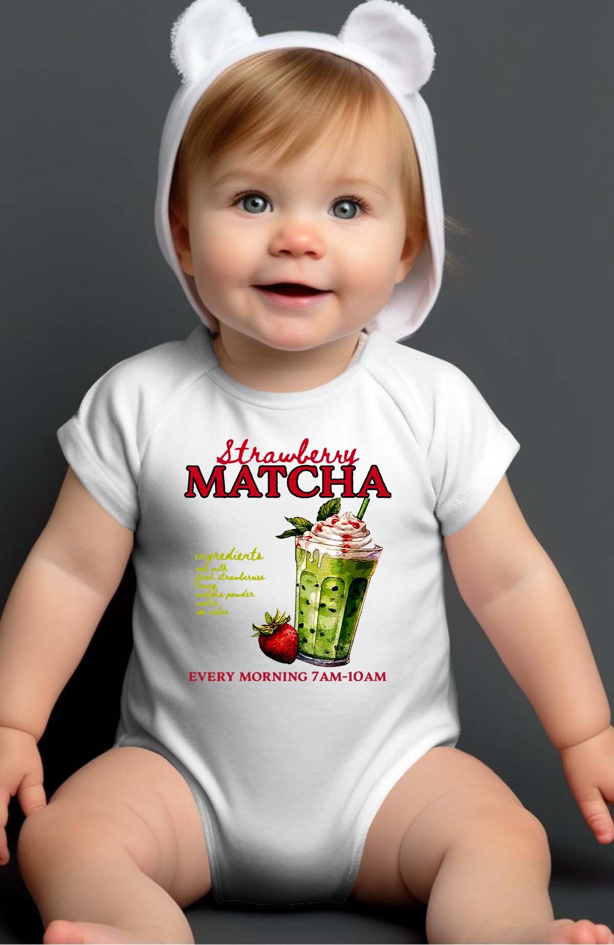 Grossiste I.A.L.D FRANCE - Strowberry matcha mornng - Body Bébé Fille