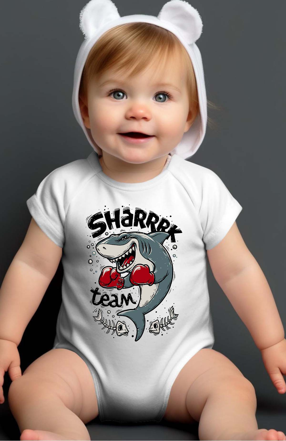 Grossiste I.A.L.D FRANCE - Sharrrk Team - Body Bébé Fille