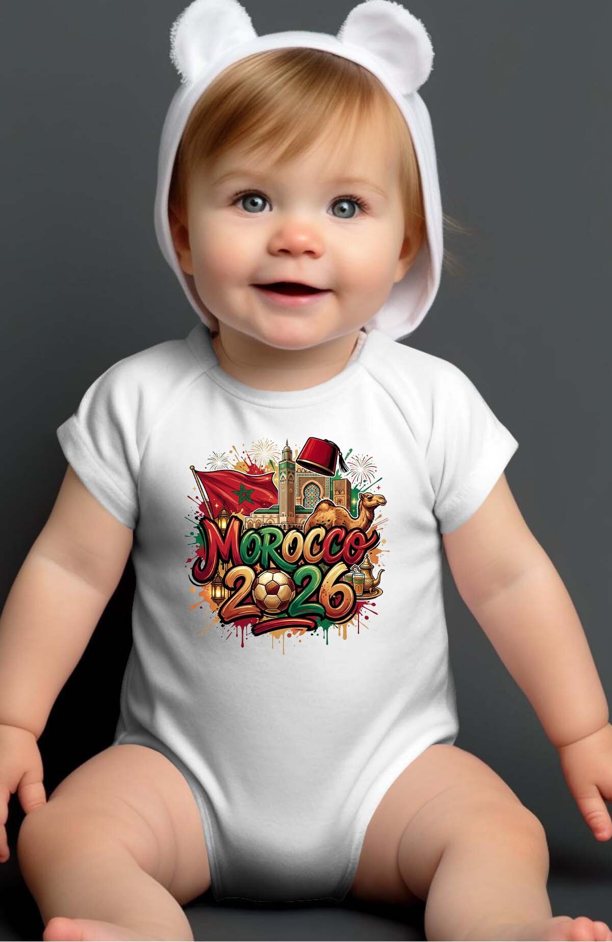 Grossiste I.A.L.D FRANCE - Cdm26 Morocco - Body Bébé Fille