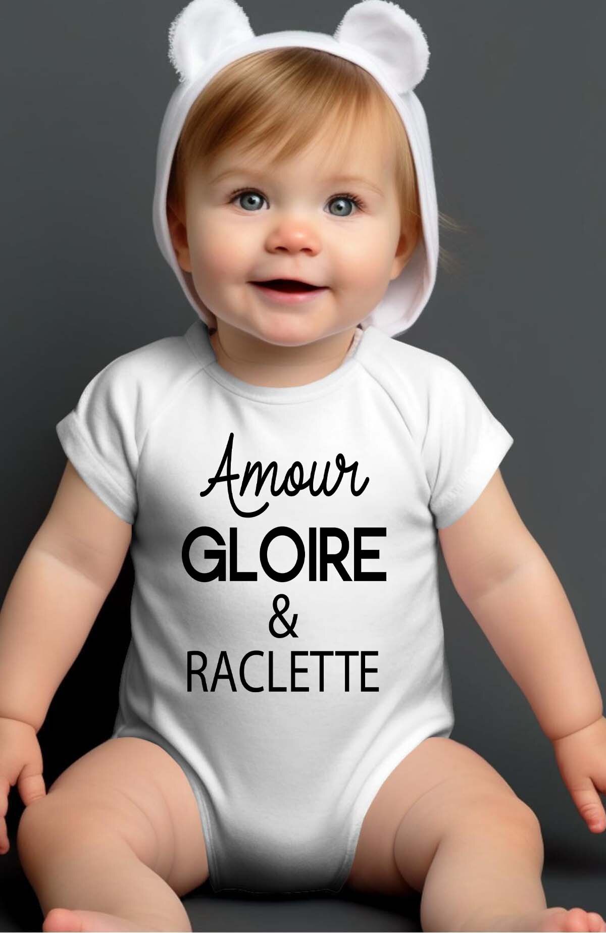 Grossiste I.A.L.D FRANCE - Amour gloire raclette - Body Bébé Fille