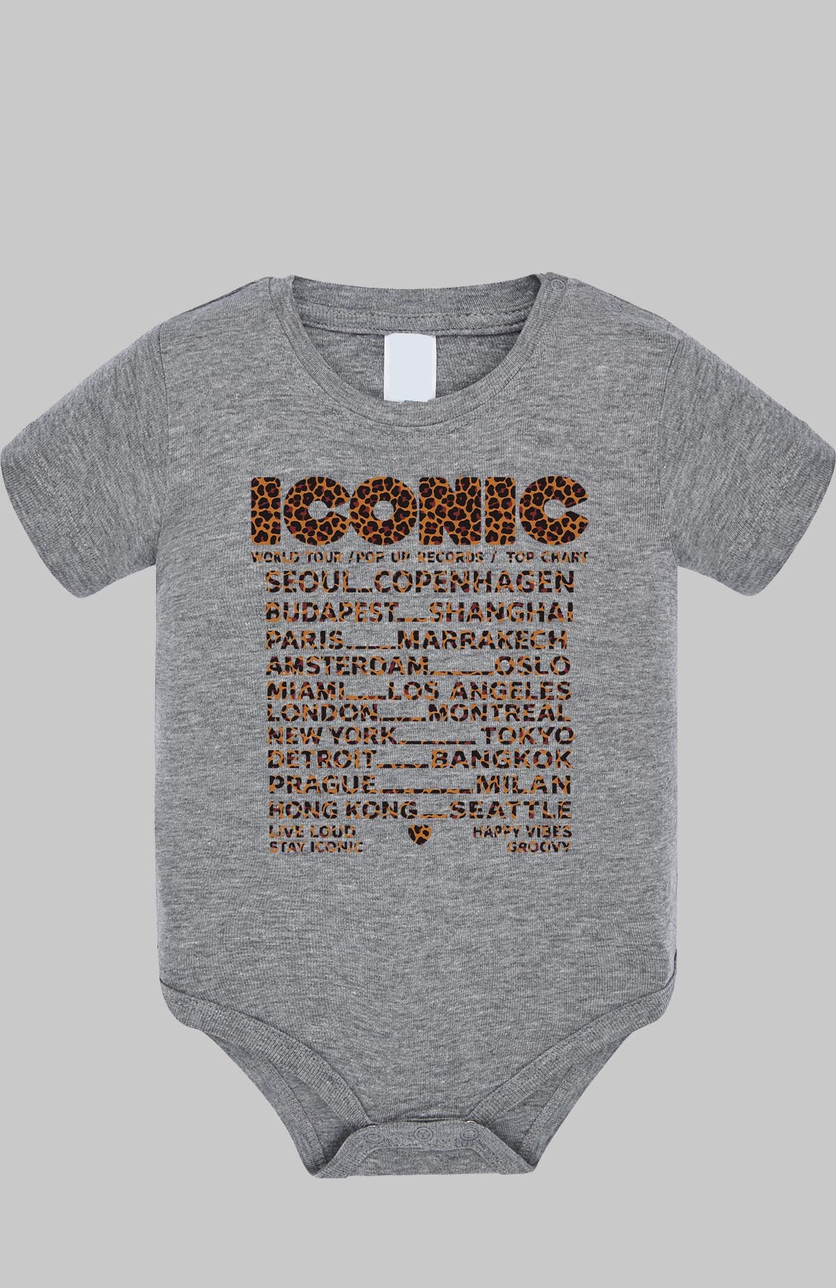 Grossiste I.A.L.D FRANCE - Iconic leo dos - Body Bébé Fille