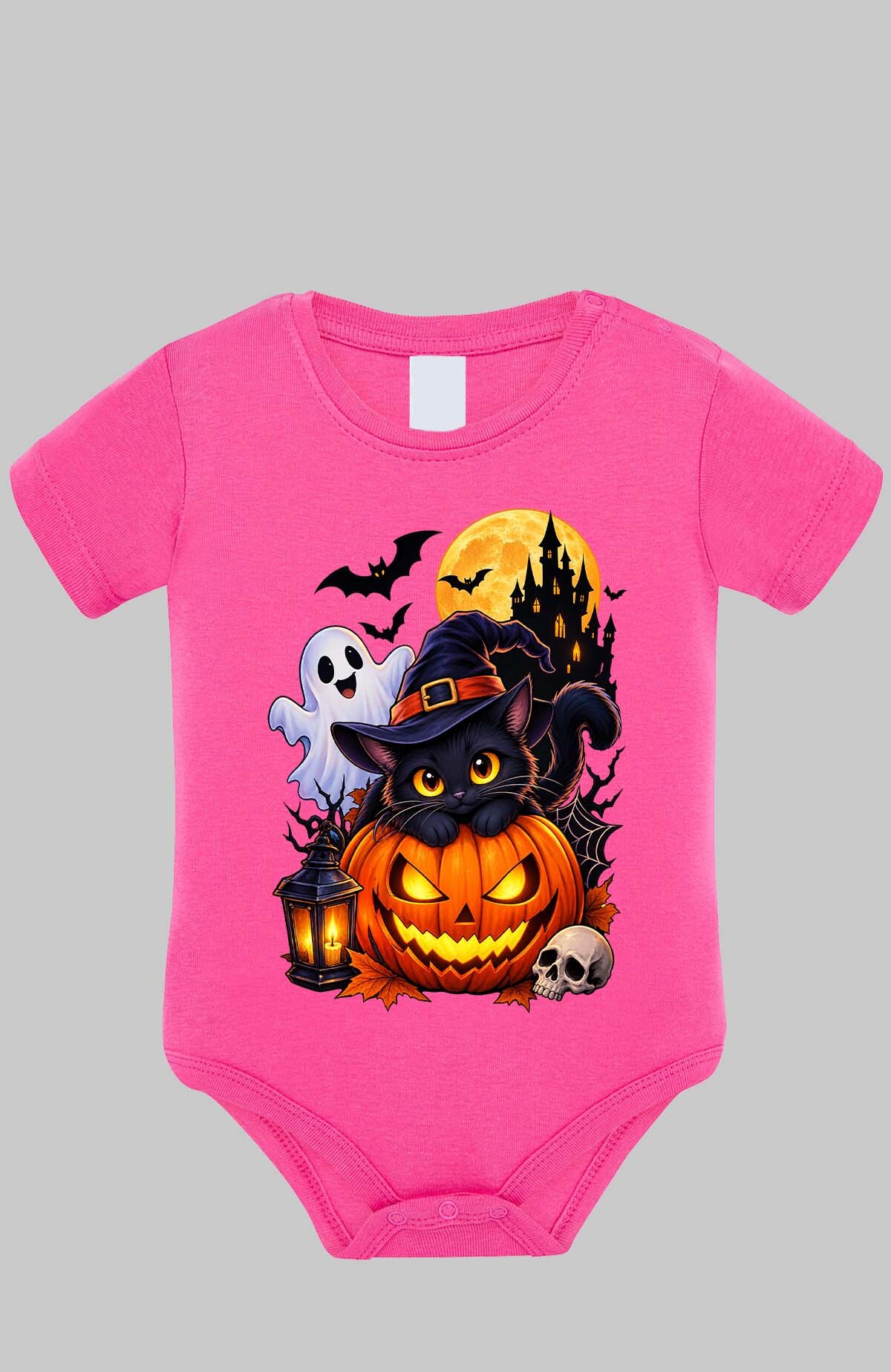 Grossiste I.A.L.D FRANCE - Spoky cat halloween - Body Bébé Fille