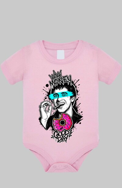 Grossiste I.A.L.D FRANCE - money good day - Body Bébé Fille Grossiste I.A.L.D FRANCE - money good day - Body Bébé Fille