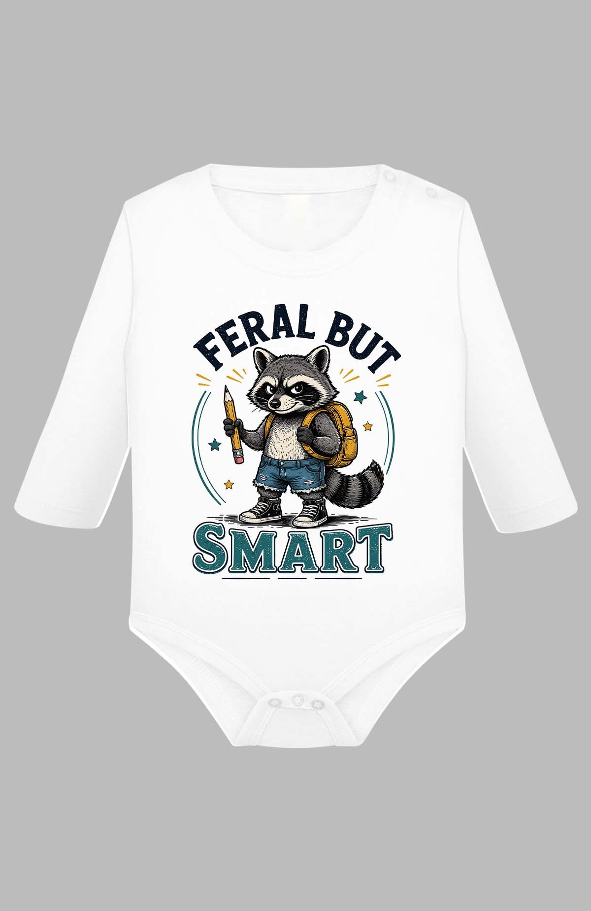 Grossiste I.A.L.D FRANCE - Feral but smart - Body Manche longue bébé Fille