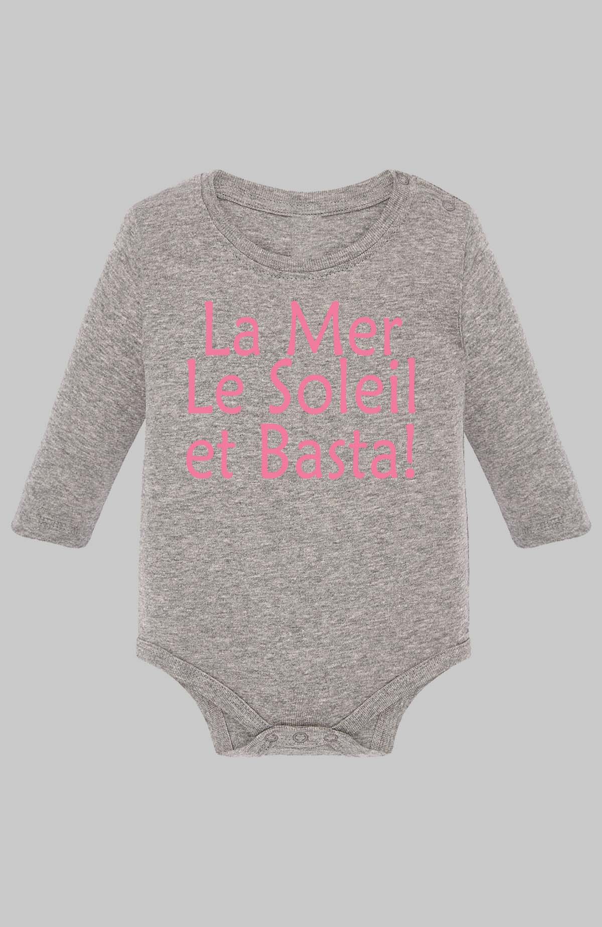 Grossiste I.A.L.D FRANCE - La mer soleil basta - Body Manche longue bébé Fille