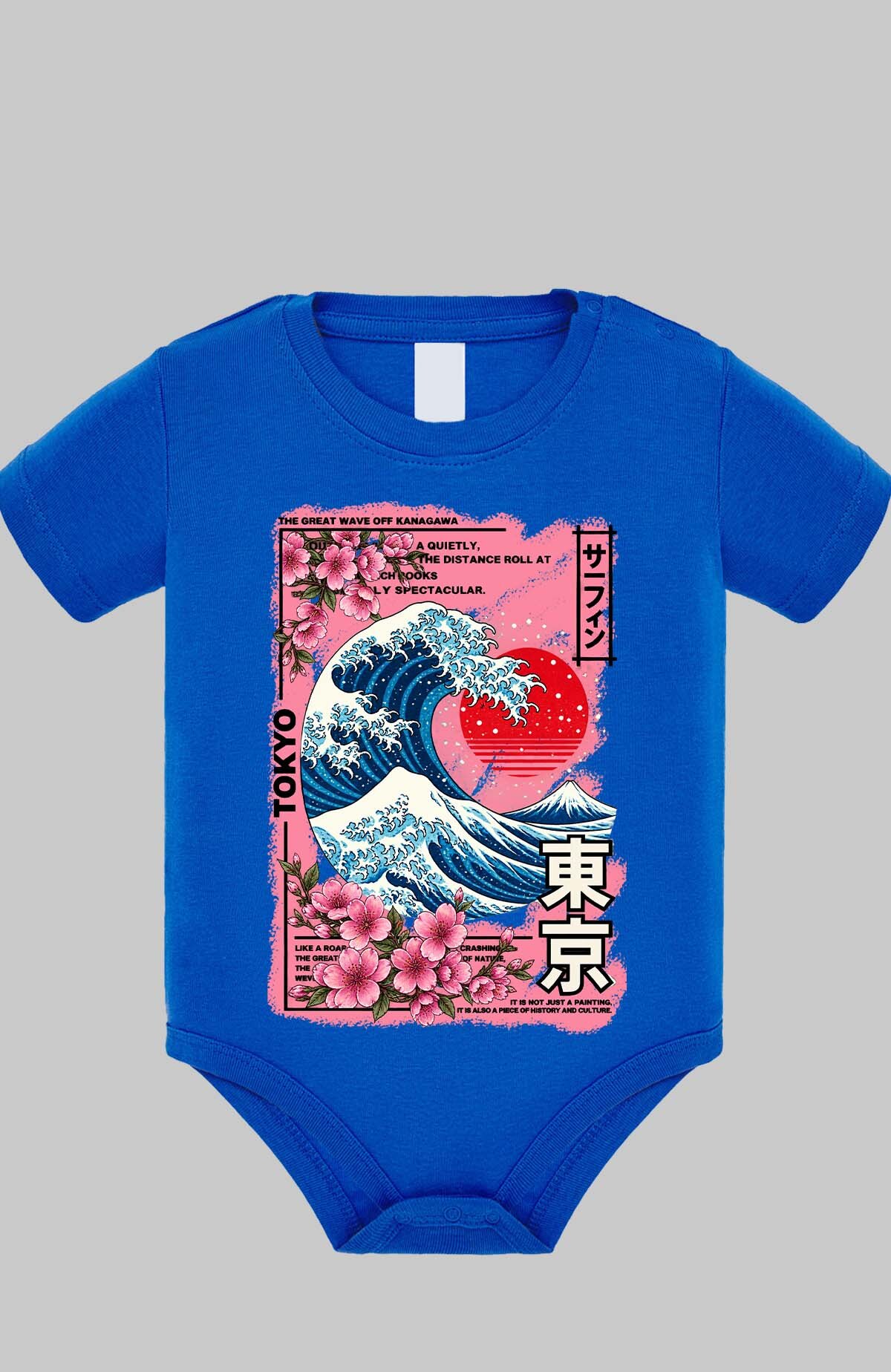 Grossiste I.A.L.D FRANCE - Hokkaido Great Wave - Body Bébé Fille