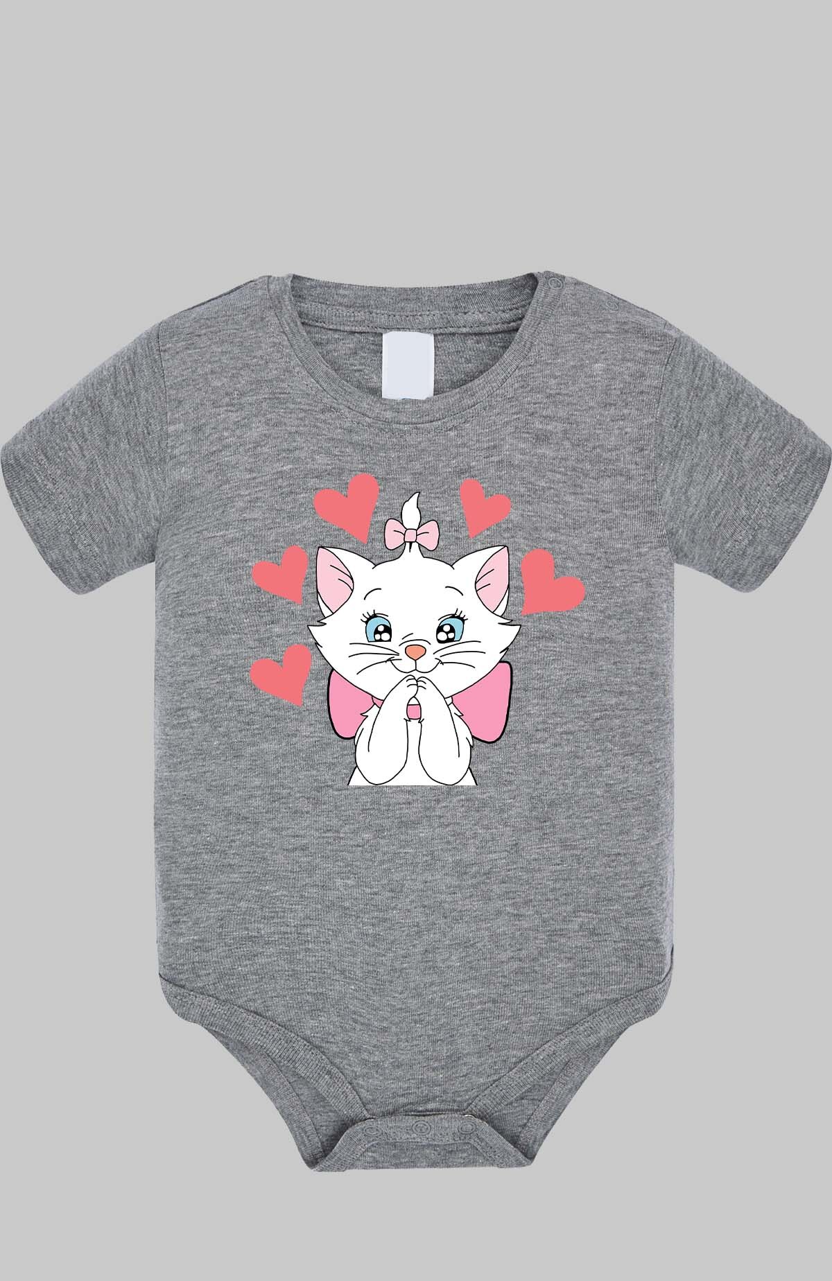 Wholesaler I.A.L.D FRANCE - Kitten in love - Baby Bodysuit Girl