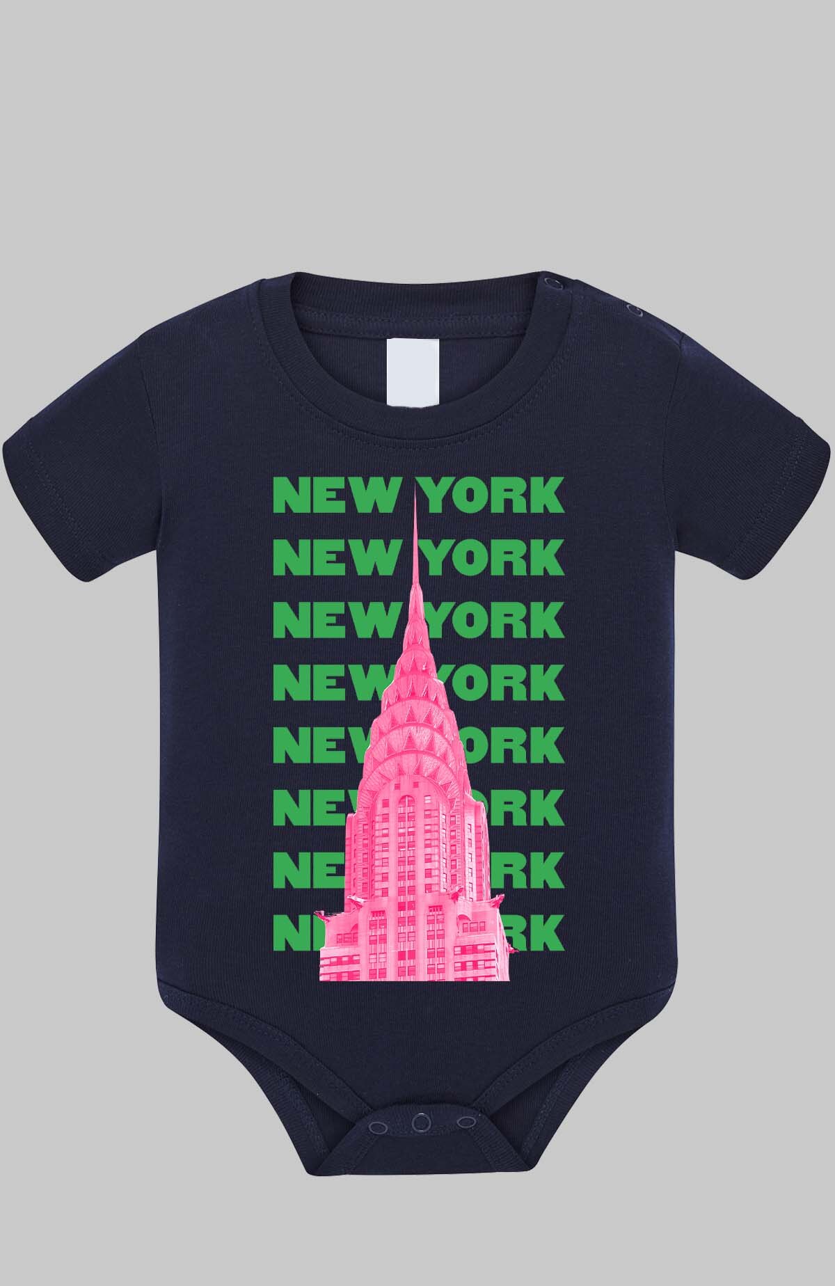 Wholesaler I.A.L.D FRANCE - 01 vintage newyork - Baby Bodysuit Girl