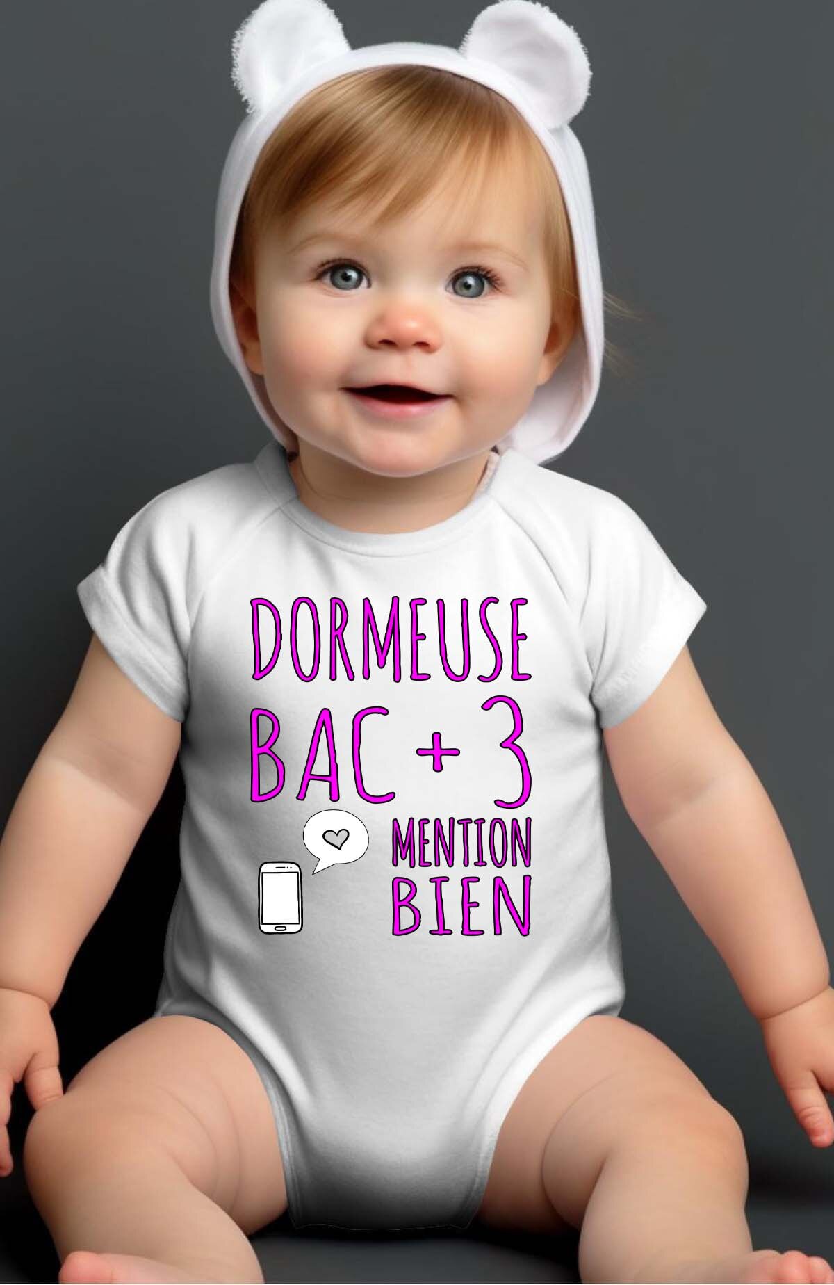 Grossiste I.A.L.D FRANCE - Dormeuse Bac +3 - Body Bébé Fille