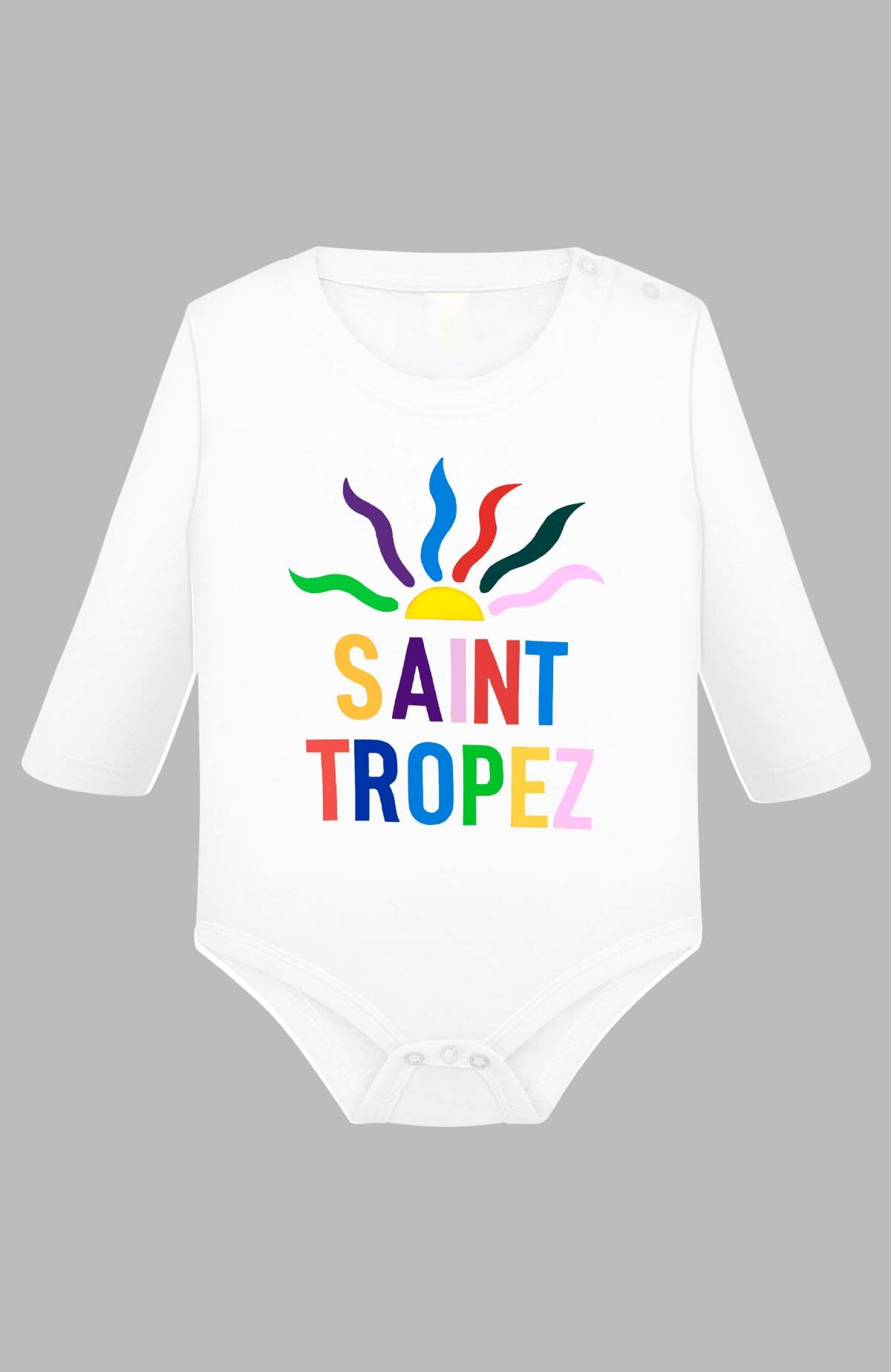 Grossiste I.A.L.D FRANCE - Saint trop crazy sun - Body Manche longue bébé Fille