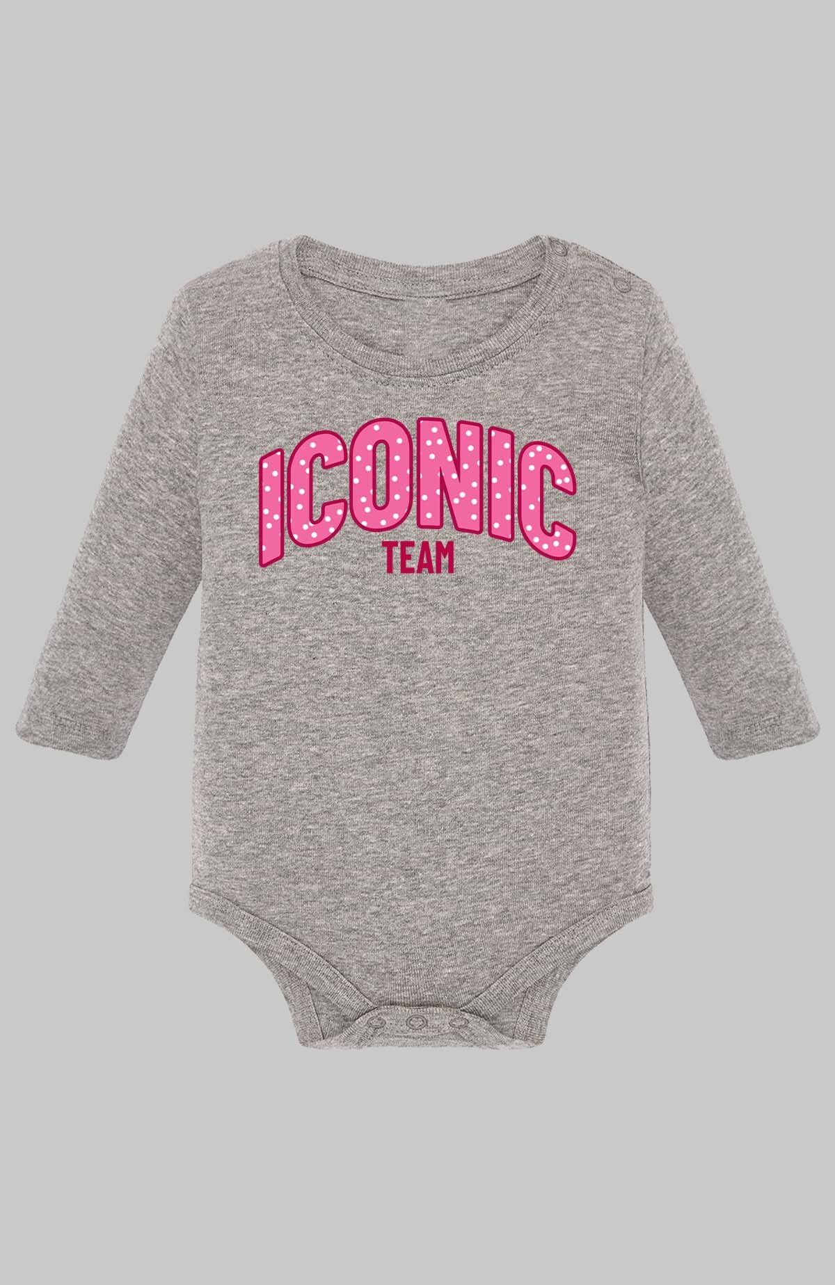 Grossiste I.A.L.D FRANCE - ICONIC TEAM K - Body Manche longue bébé Fille