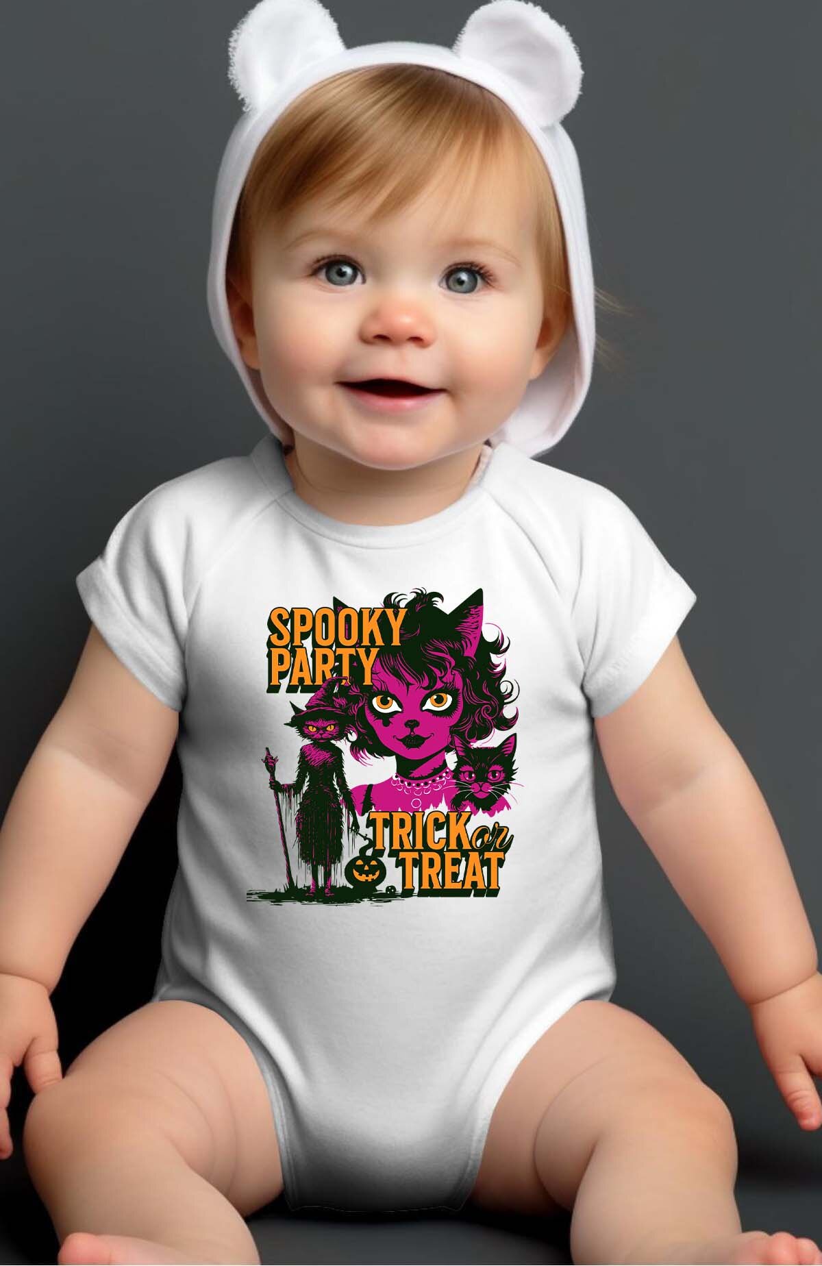 Grossiste I.A.L.D FRANCE - Spooky Party Trick or Threat - Body Bébé Fille