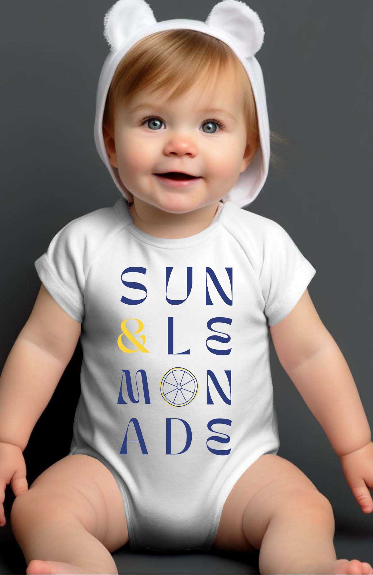 Großhändler I.A.L.D FRANCE - Sun And Lemonade - Body Baby Mädchen
