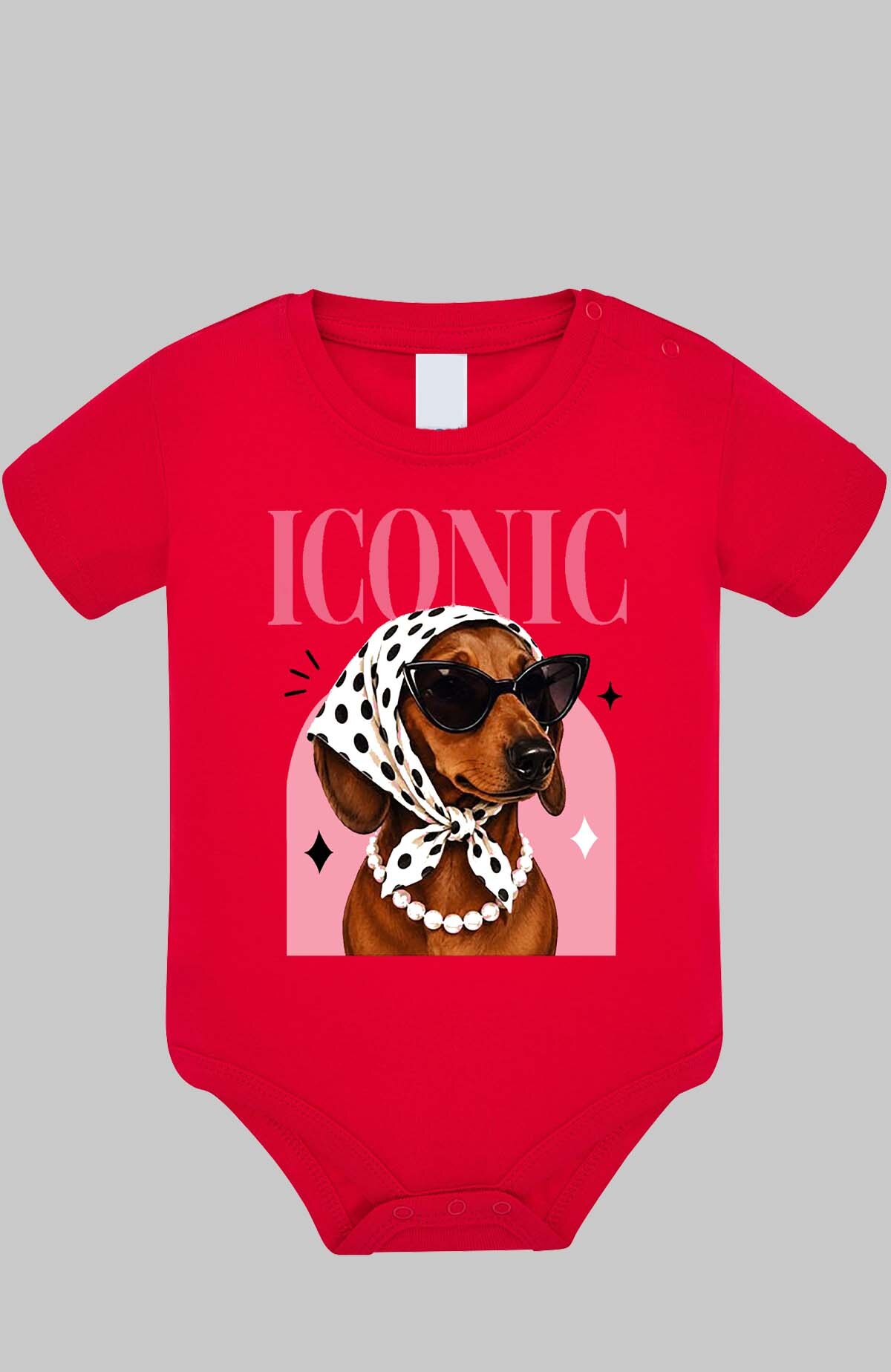 Grossiste I.A.L.D FRANCE - Iconic chien wom - Body Bébé Fille