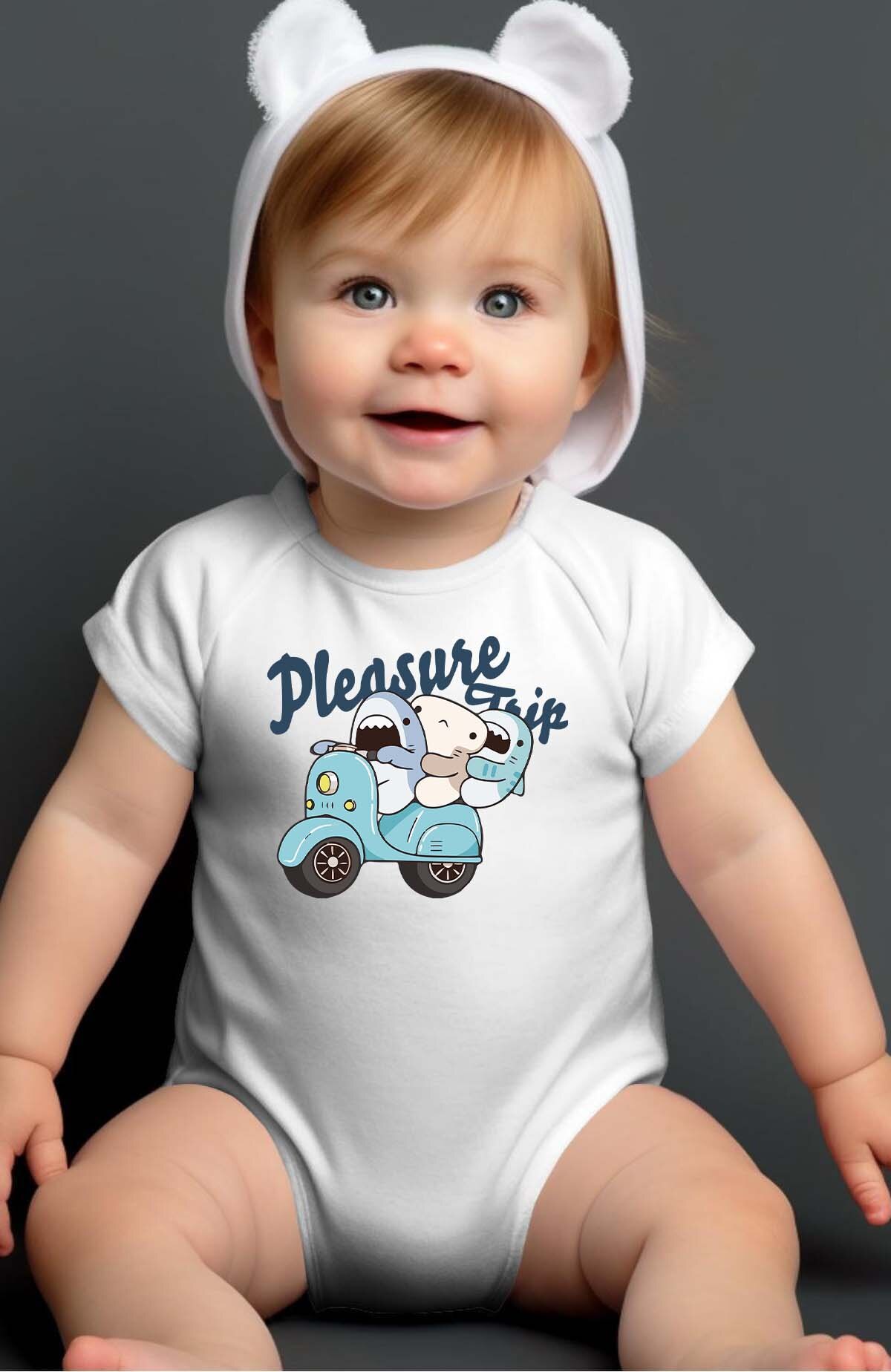 Wholesaler I.A.L.D FRANCE - Scooter Shark - Bodysuit Baby Girl