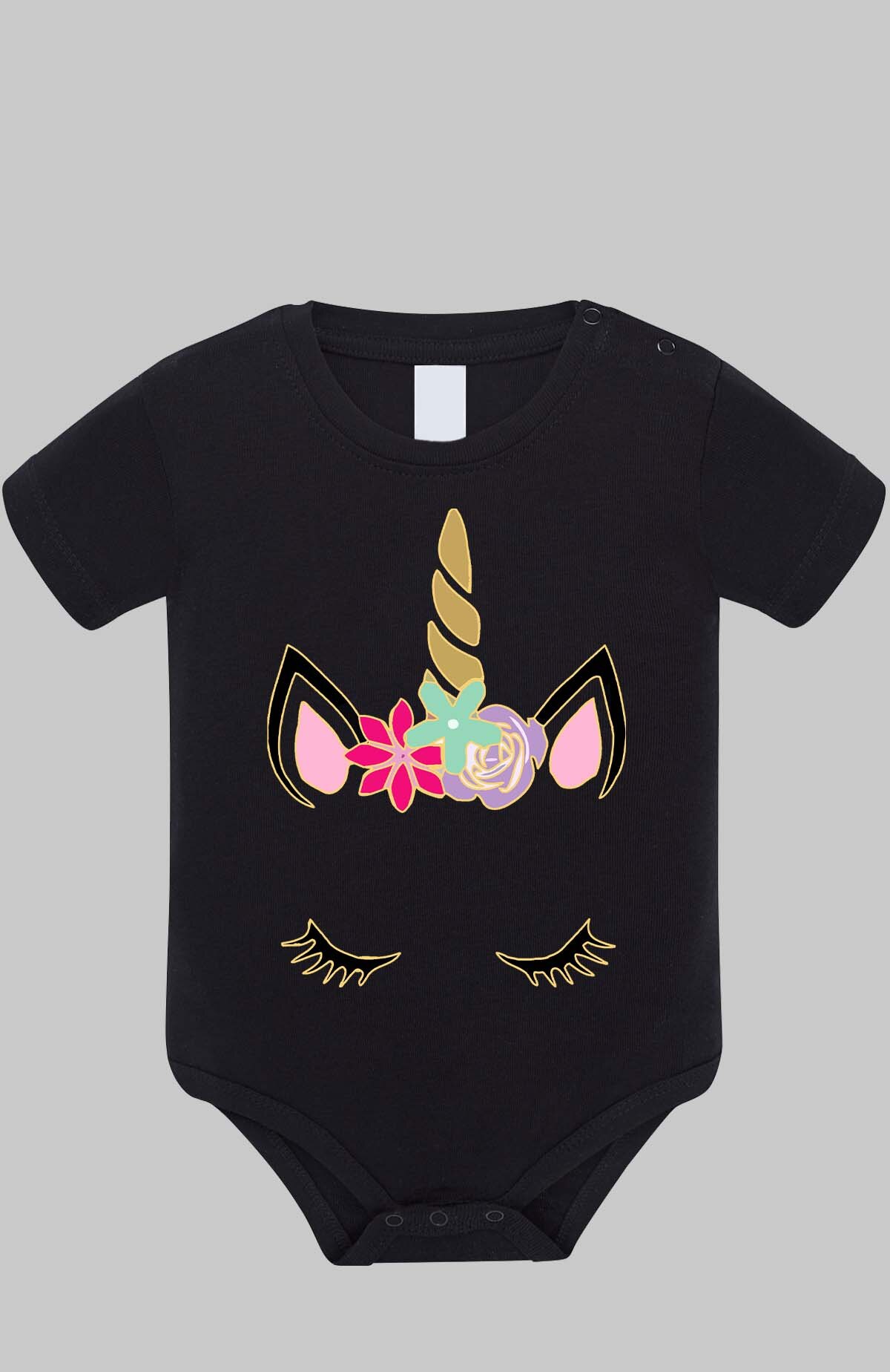Wholesaler I.A.L.D FRANCE - Unicorne  wakeup - Baby Bodysuit Girl