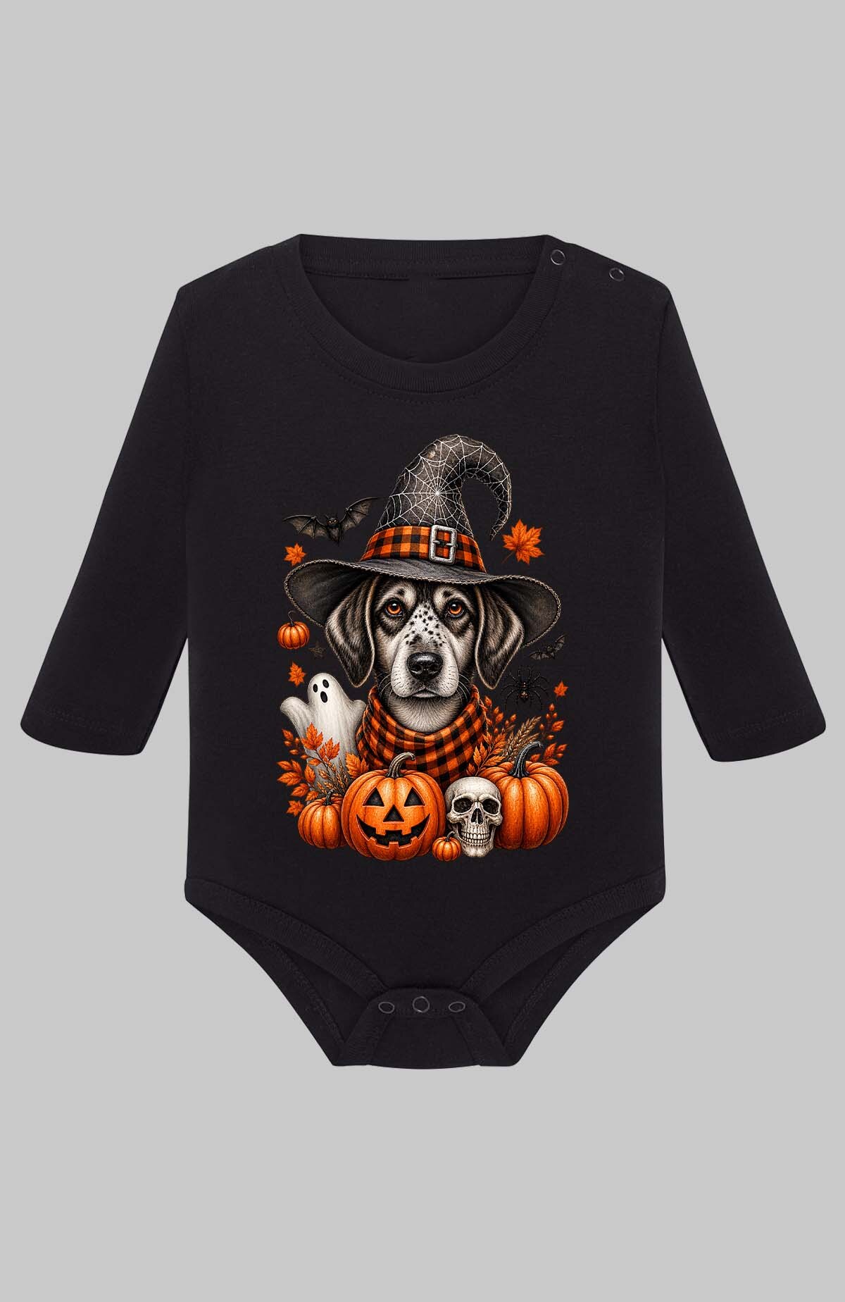 Mayorista I.A.L.D FRANCE - Witch dog - Body de manga larga para bebé niña