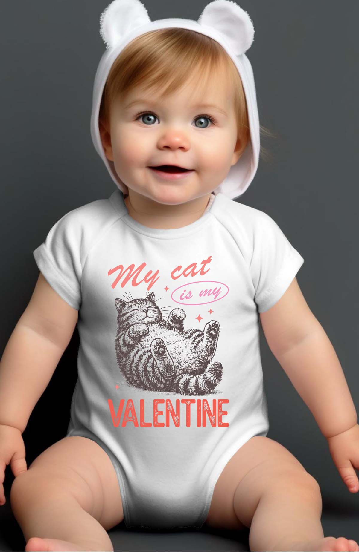 Wholesaler I.A.L.D FRANCE - ValentineCat - Bodysuit Baby Girl