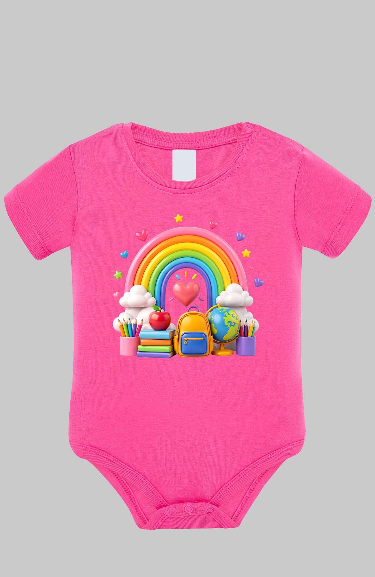 Grossiste I.A.L.D FRANCE - Rainbow  school - Body Bébé Fille