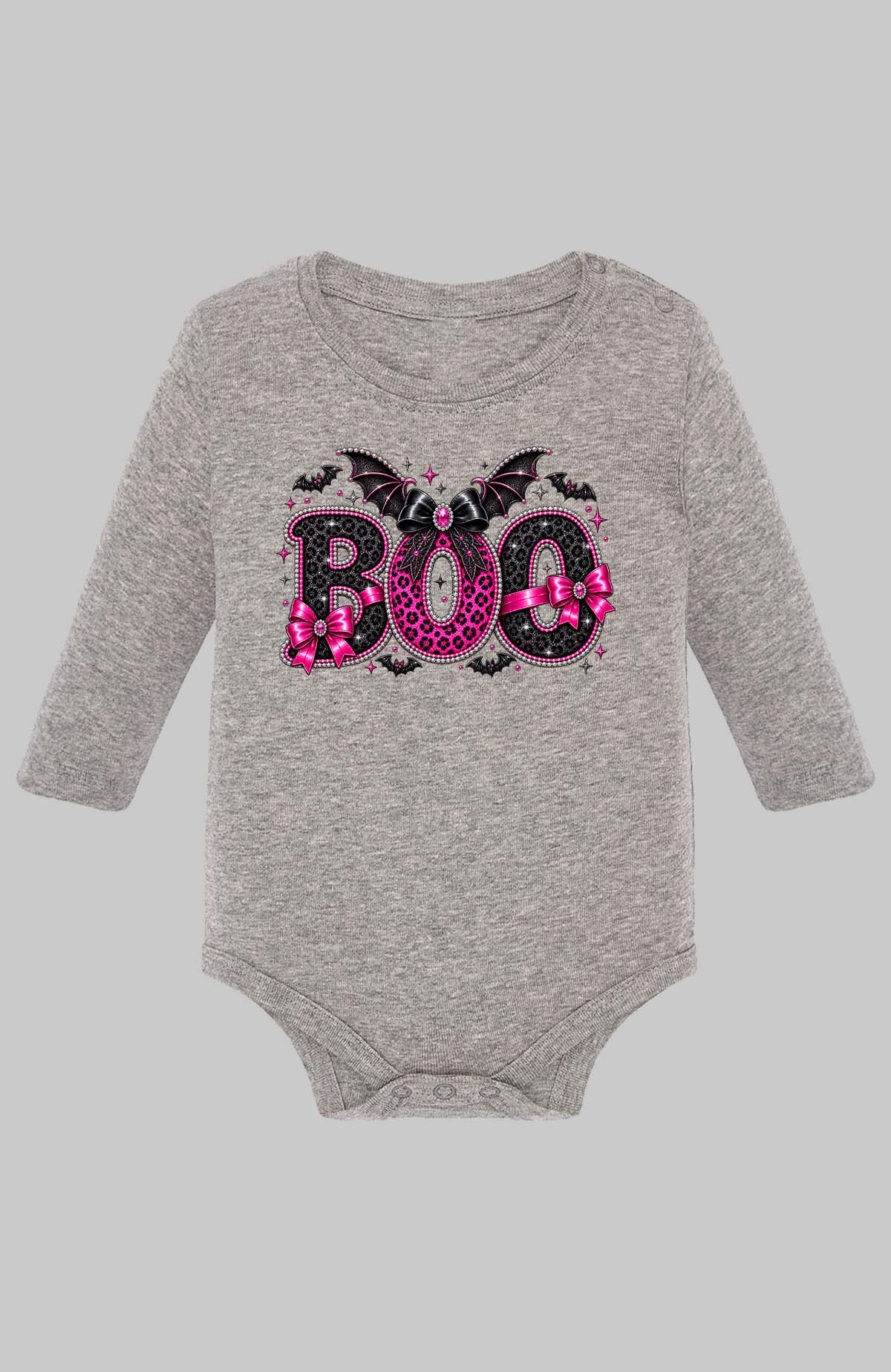 Grossiste I.A.L.D FRANCE - Glitter halloween - Body Manche longue bébé Fille