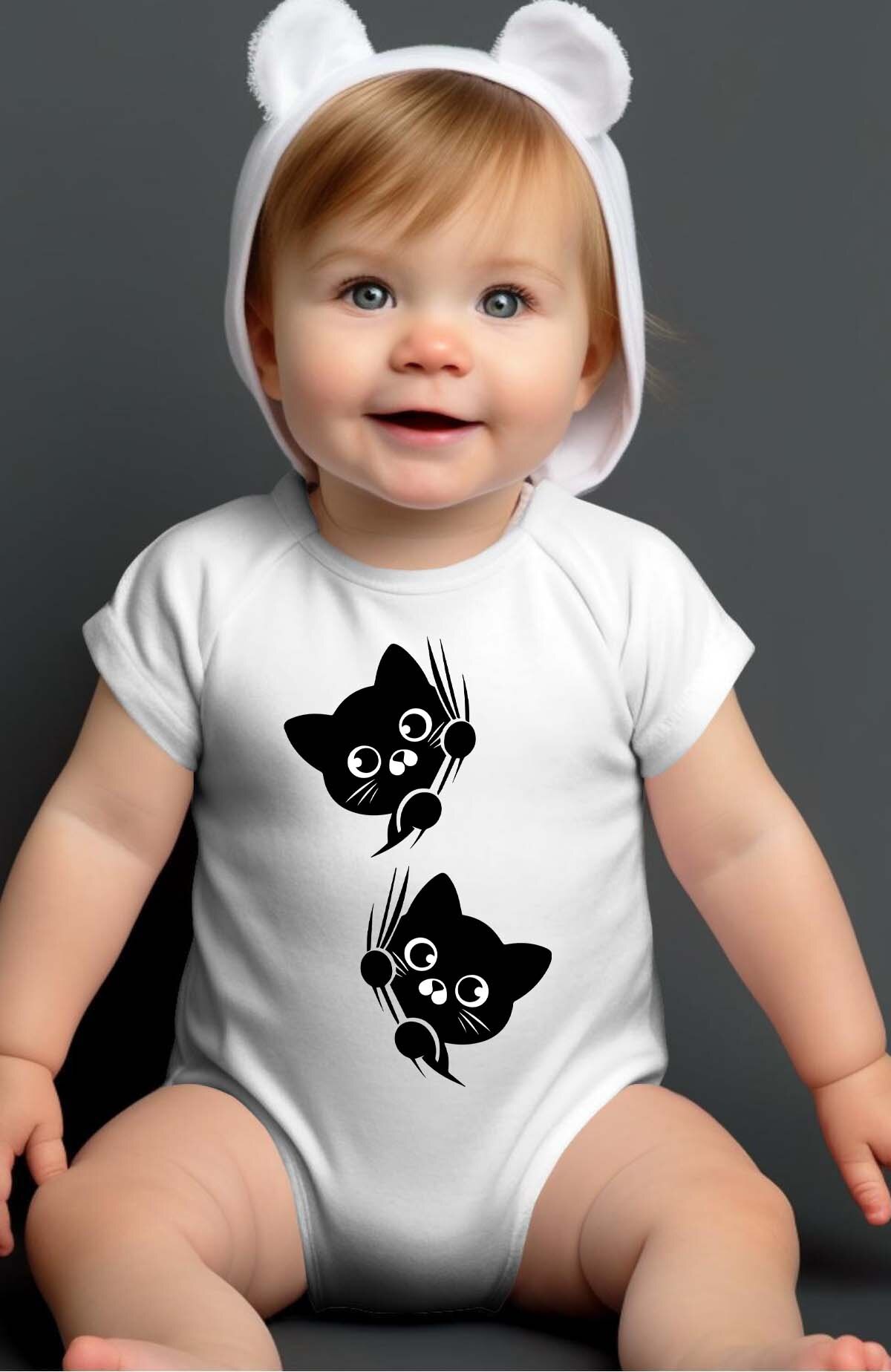 Mayorista I.A.L.D FRANCE - Gatitos Curiosos - Body para Bebé Niña