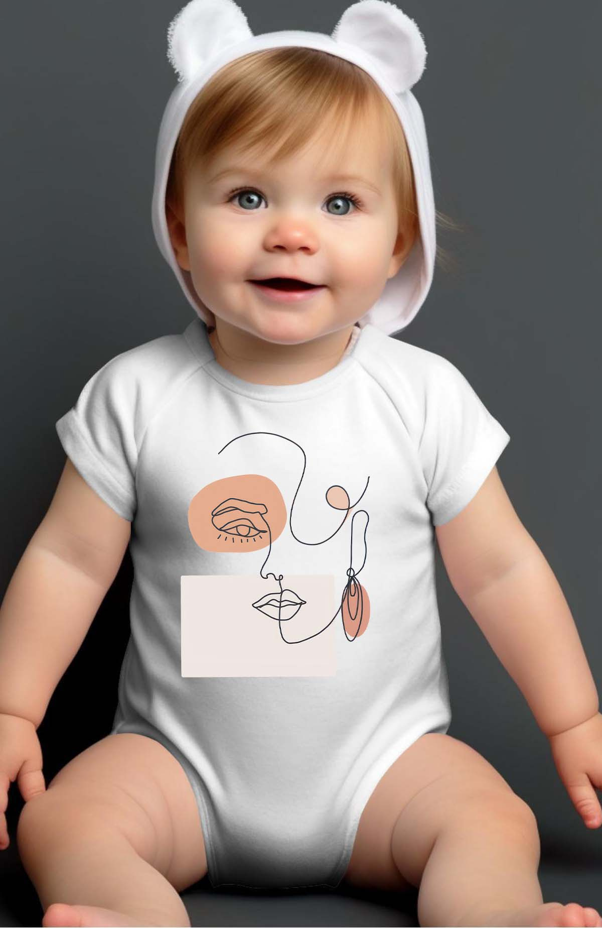 Wholesaler I.A.L.D FRANCE - Pica Head - Bodysuit Baby Girl