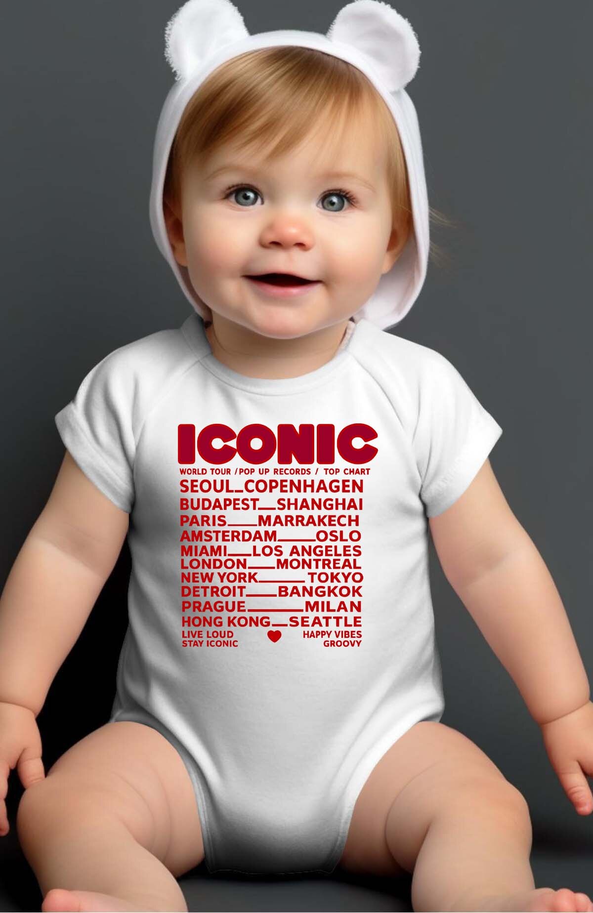 Grossiste I.A.L.D FRANCE - Iconic dos - Body Bébé Fille