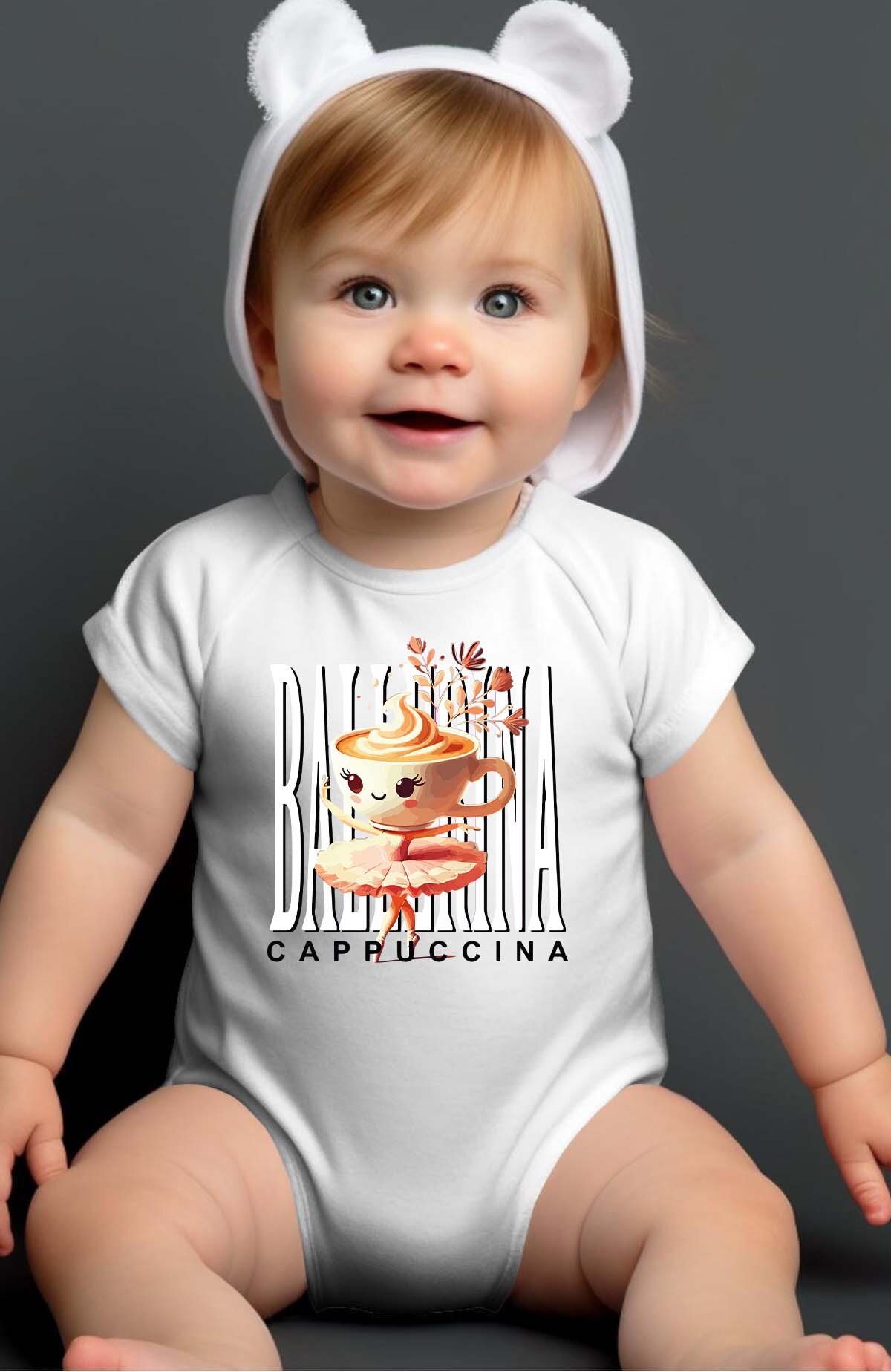 Großhändler I.A.L.D FRANCE - Cappuccina - Baby Mädchen Body