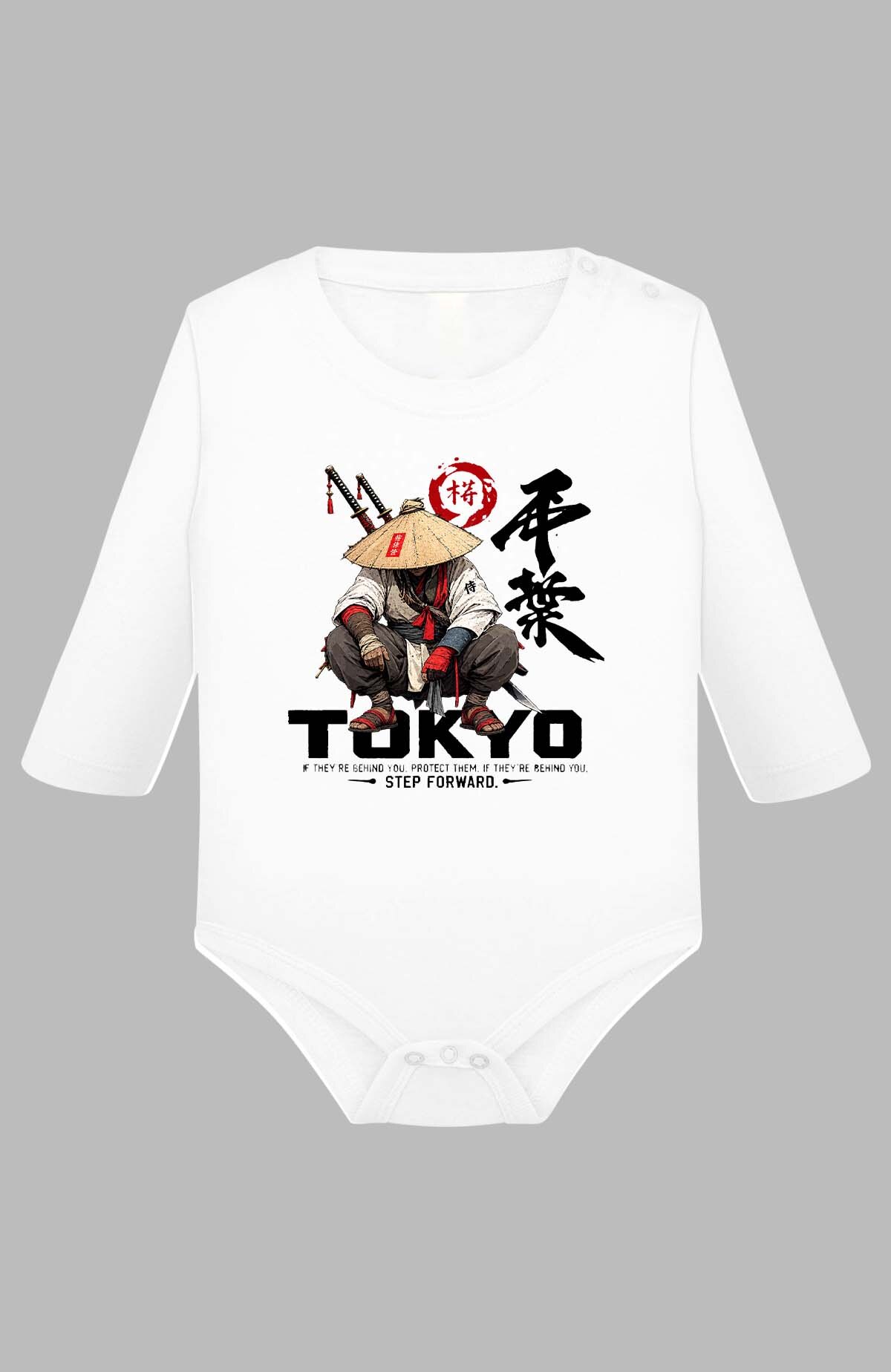 Wholesaler I.A.L.D FRANCE - Tokyo Oni Warrior - Baby Long Sleeve Bodysuit Girl