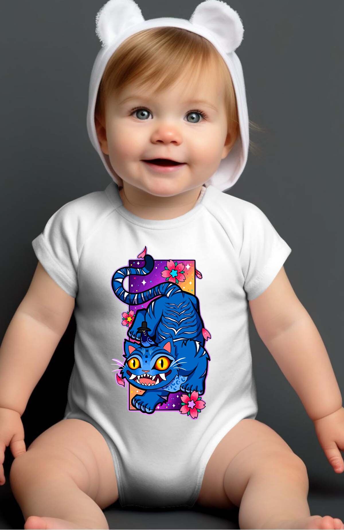 Grossiste I.A.L.D FRANCE - Cat Kpop flower - Body Bébé Fille