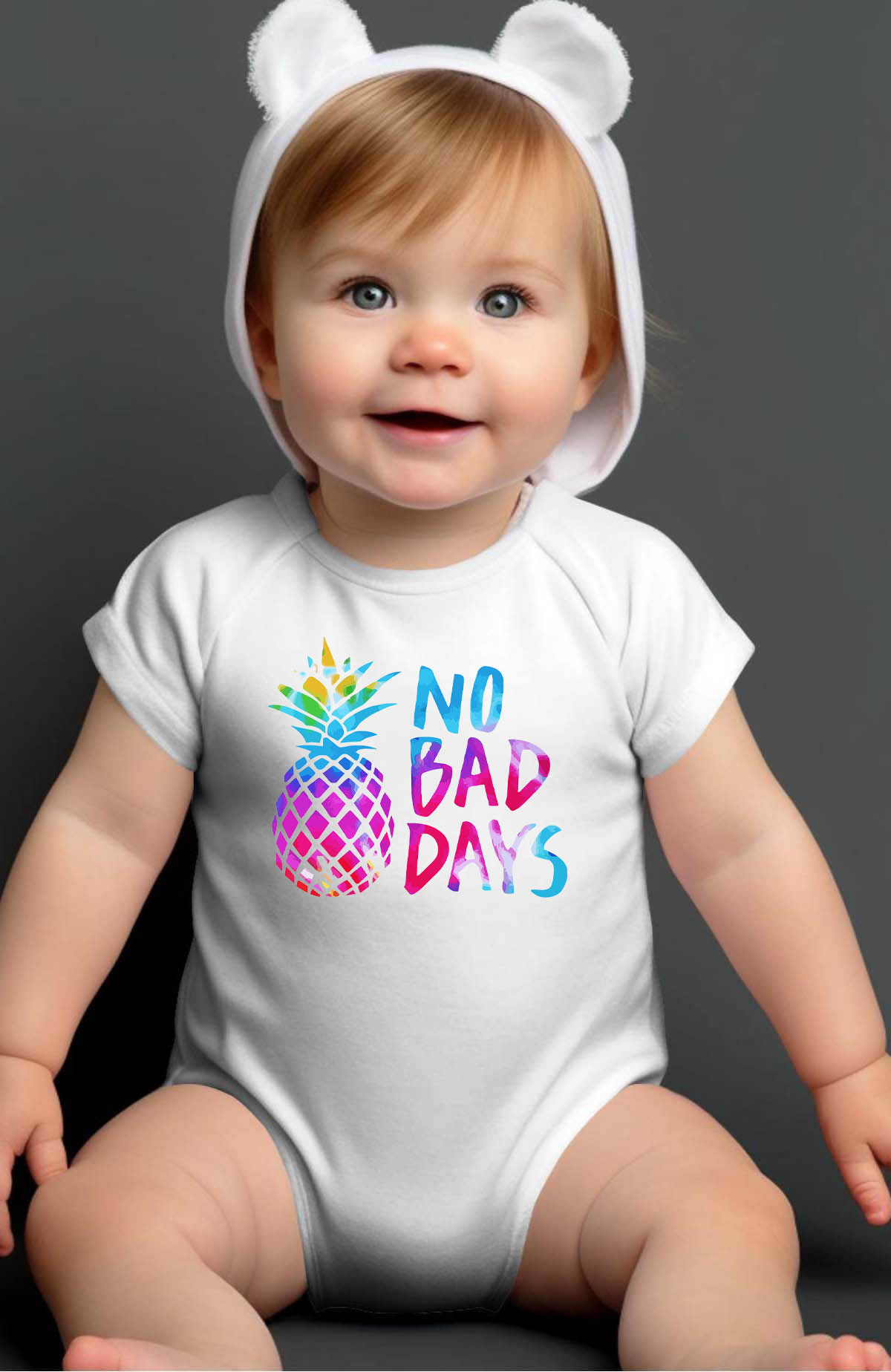 Wholesaler I.A.L.D FRANCE - Ananas Day - Bodysuit Baby Girl