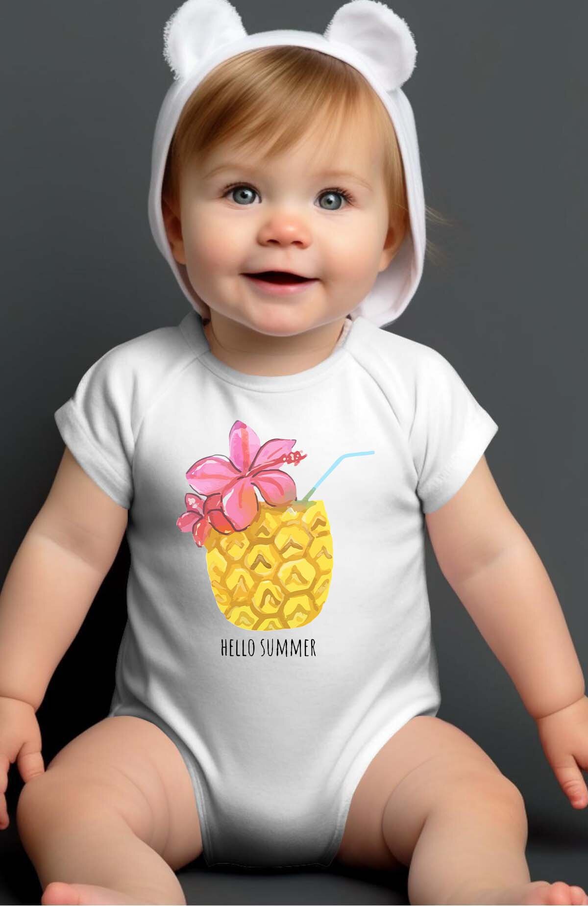 Grossiste I.A.L.D FRANCE - Ananas Summer - Body Bébé Fille