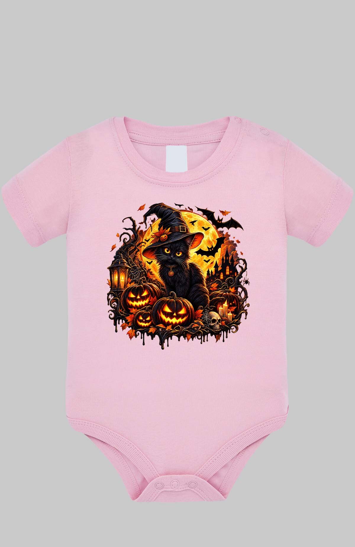 Grossiste I.A.L.D FRANCE - Witch cat halloween - Body Bébé Fille