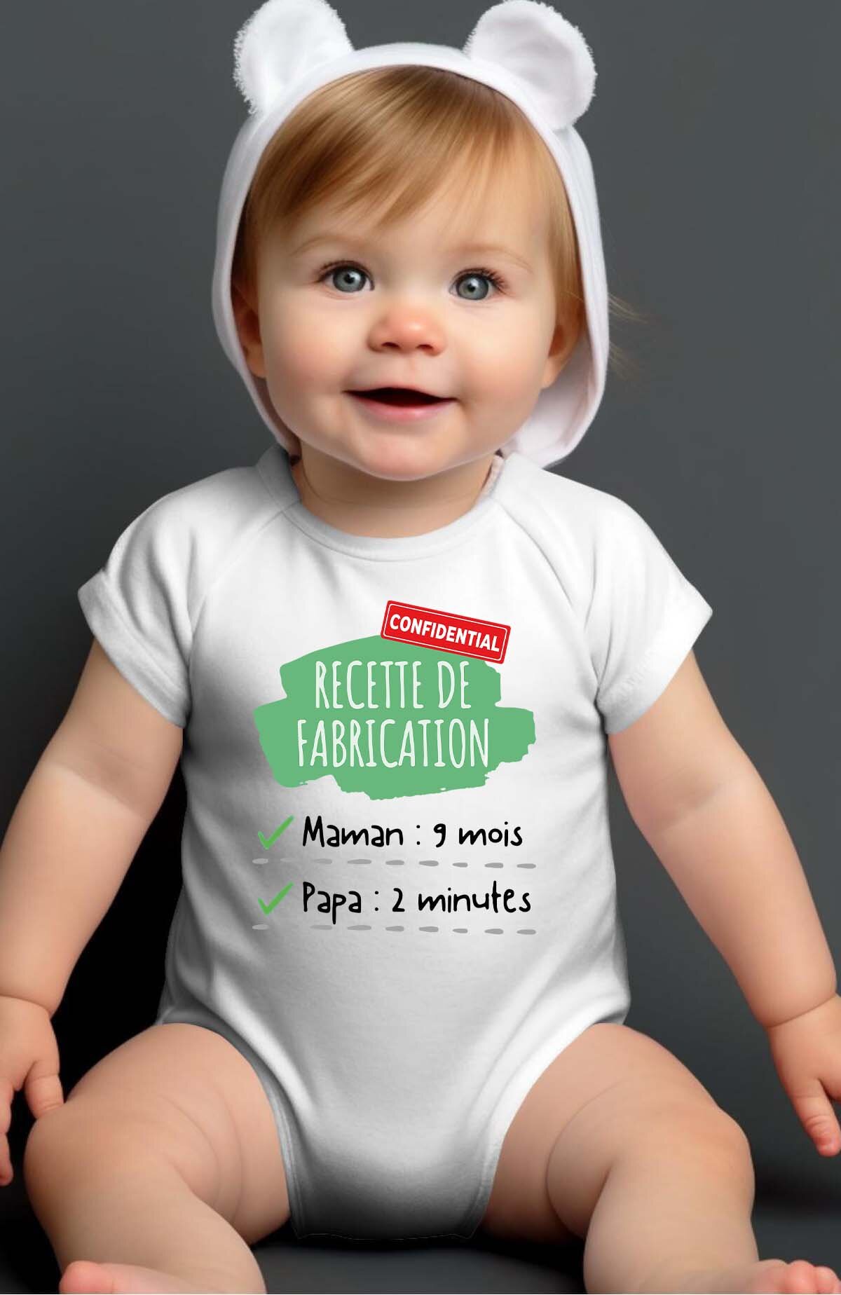 Mayorista I.A.L.D FRANCE - Receta de Fabricación - Body para Bebé Niña