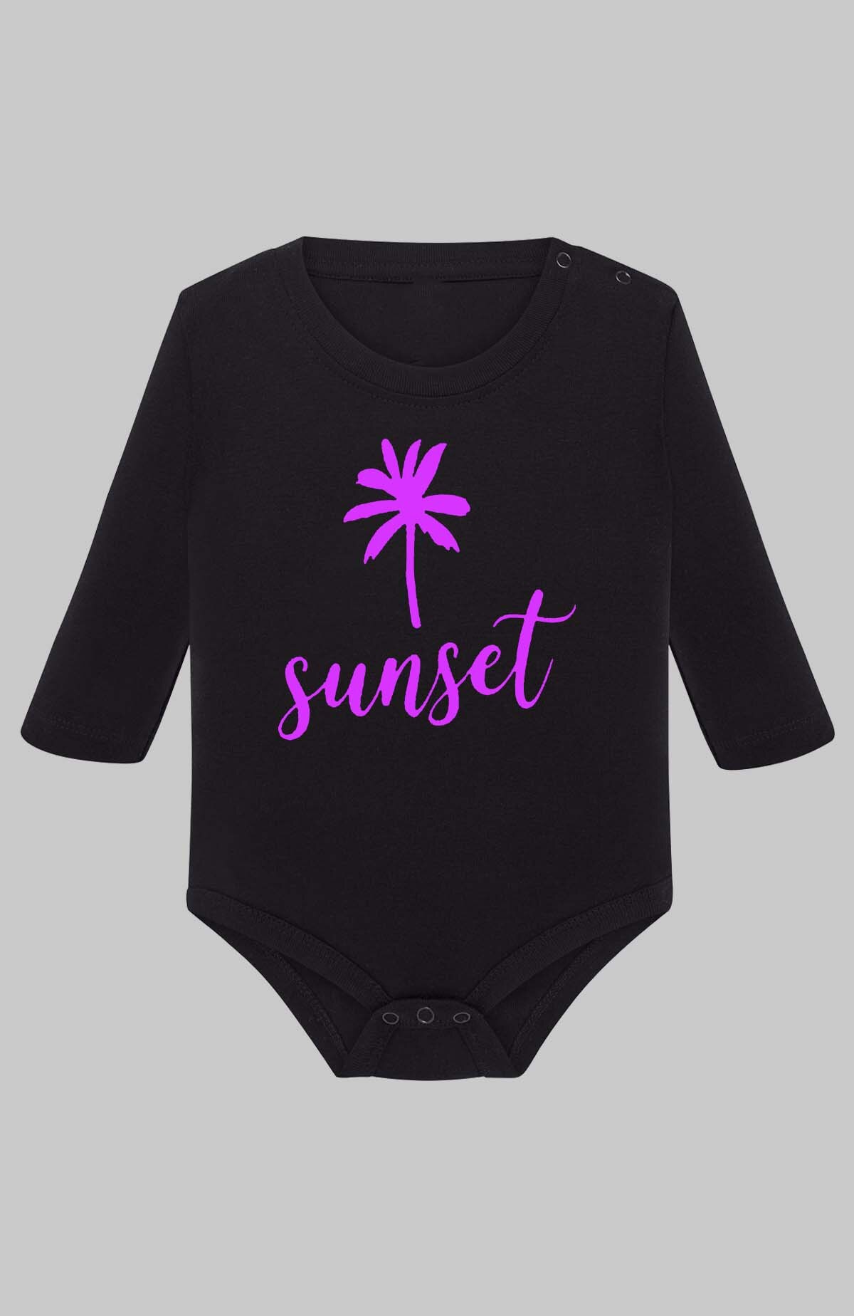 Grossiste I.A.L.D FRANCE - Sunset Purple - Body Manche longue bébé Fille
