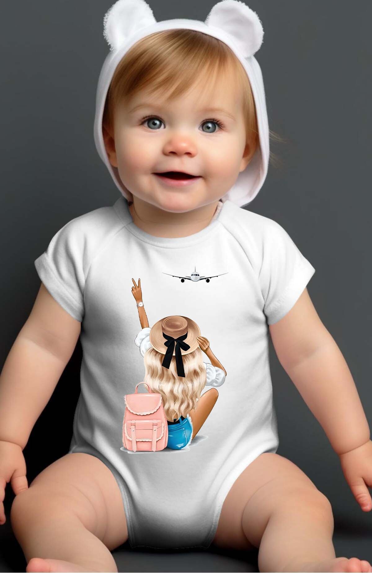 Mayorista I.A.L.D FRANCE - Estado de ánimo de viaje - Body para bebé niña