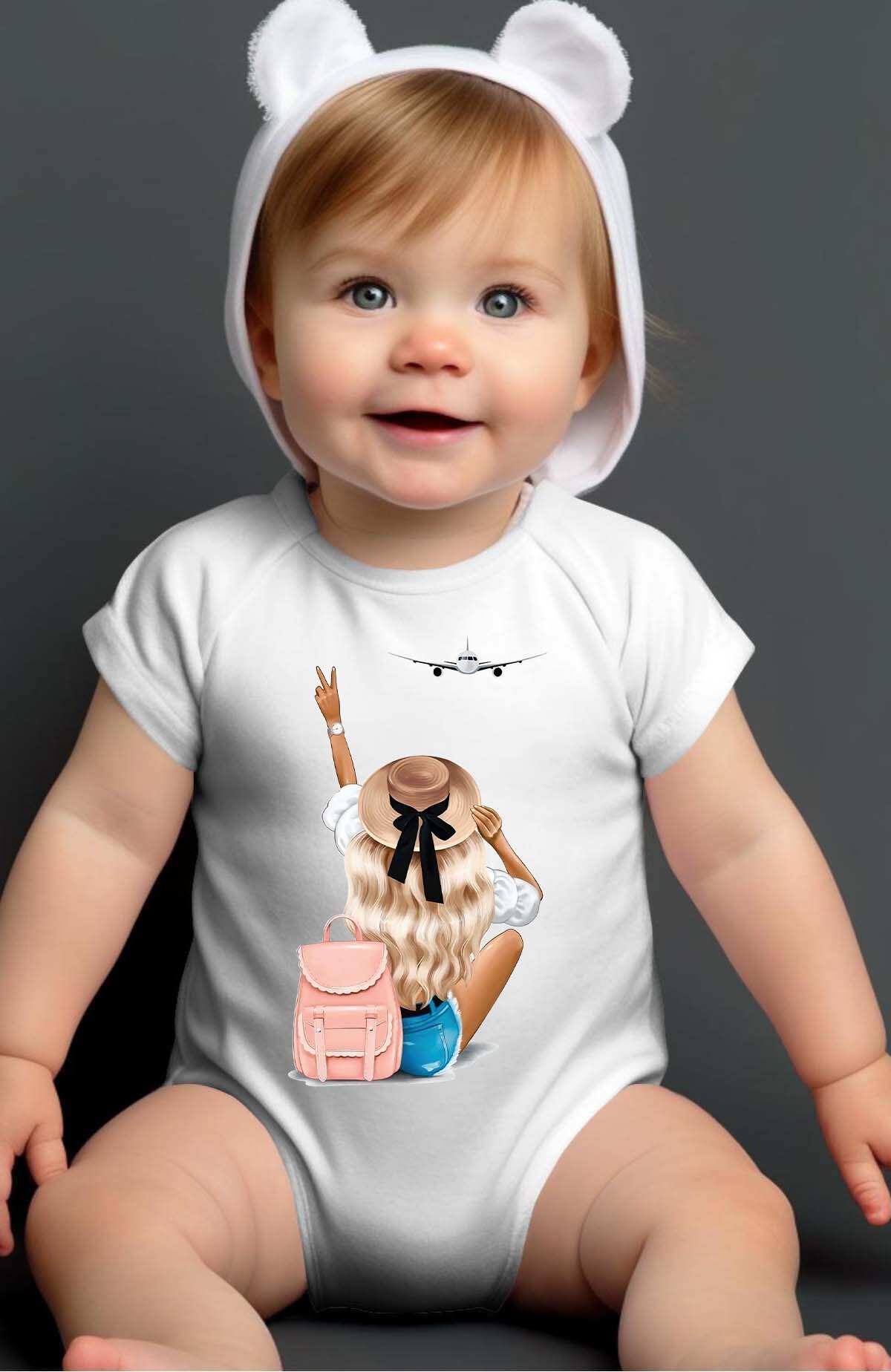 Wholesaler I.A.L.D FRANCE - Travel Mood - Bodysuit Baby Girl