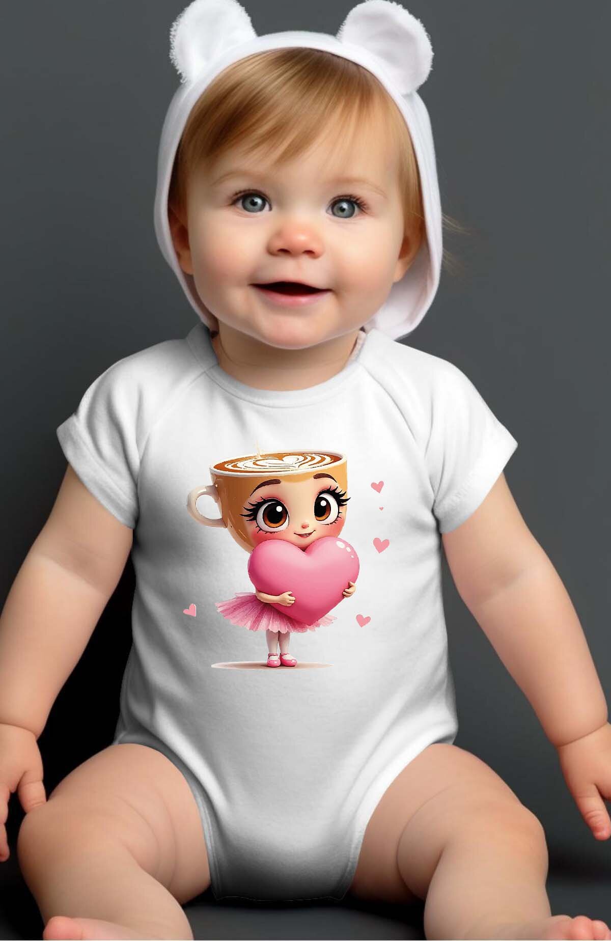 Grossista I.A.L.D FRANCE - Cuore Ballerina - Body per Bambina