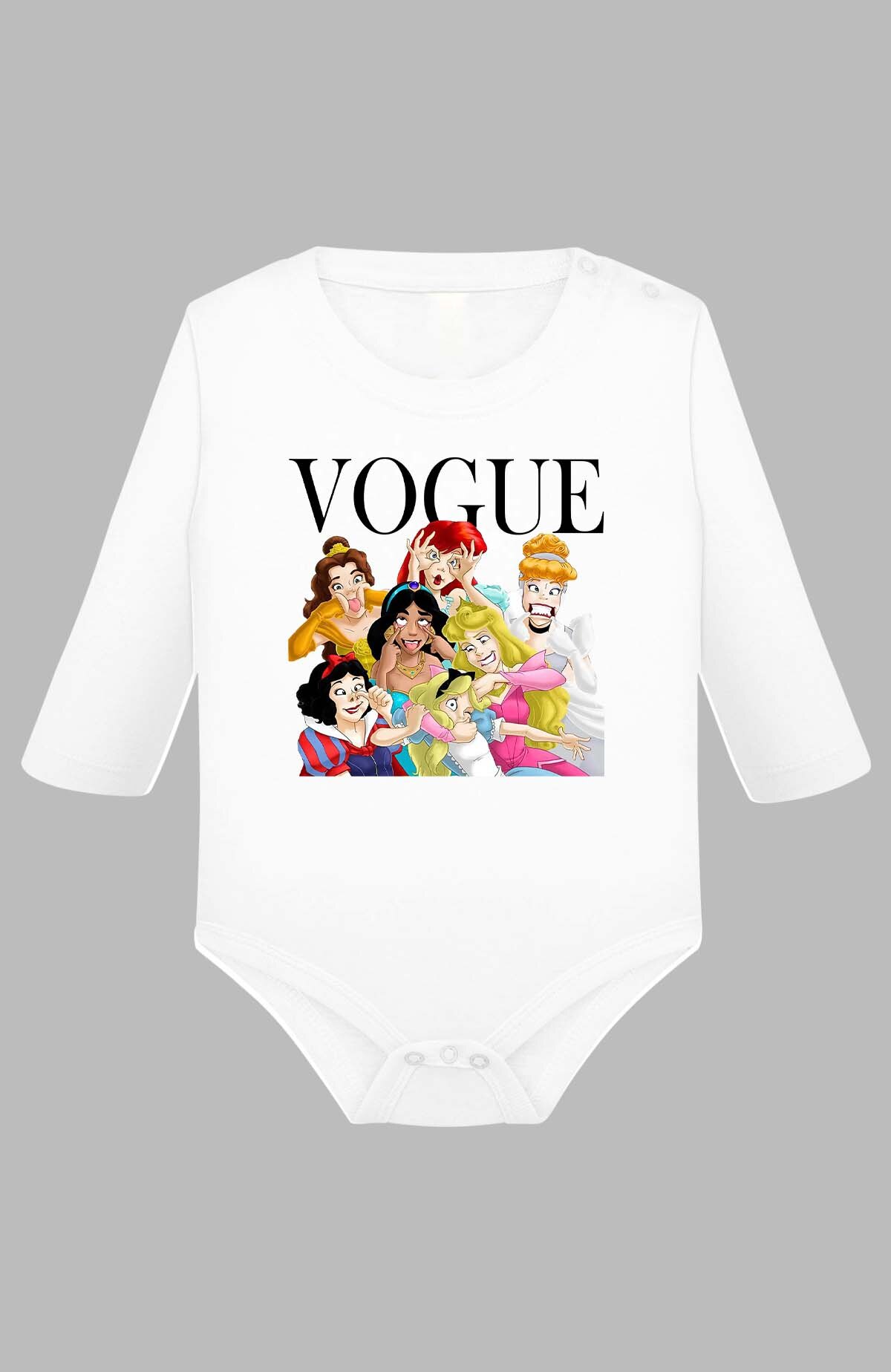 Wholesaler I.A.L.D FRANCE - PRINCESS funny - Baby Long Sleeve Bodysuit Girl