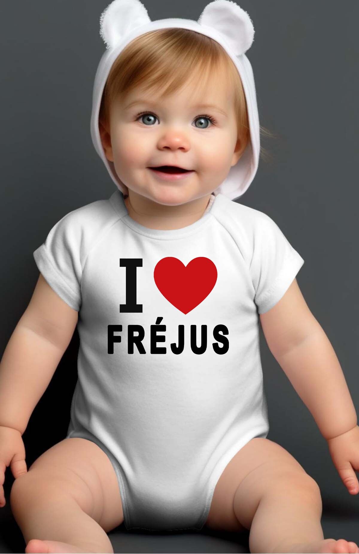 Großhändler I.A.L.D FRANCE - Ich liebe Fréjus - Baby-Body für Mädchen