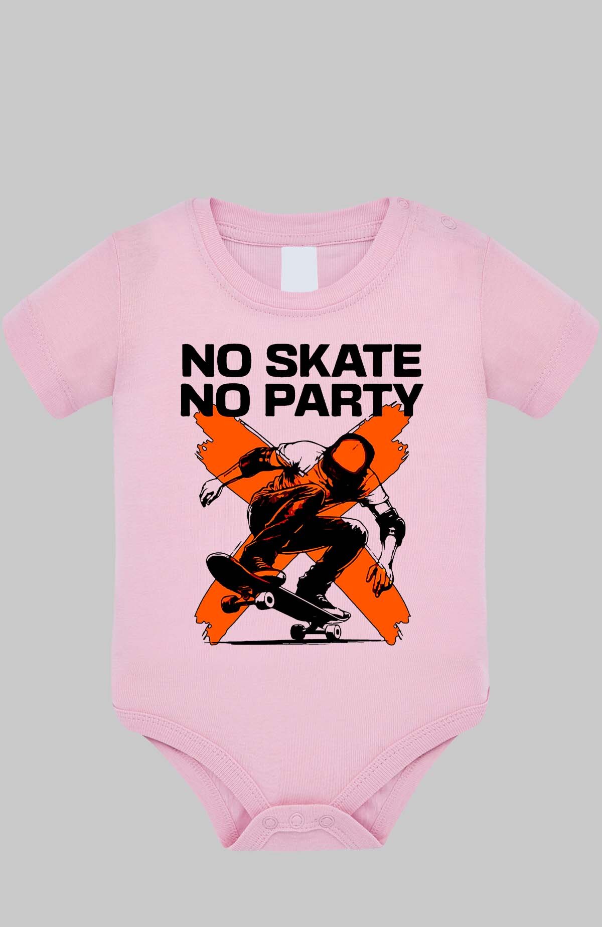 Großhändler I.A.L.D FRANCE - Kein Skate, keine Party - Baby-Body für Mädchen