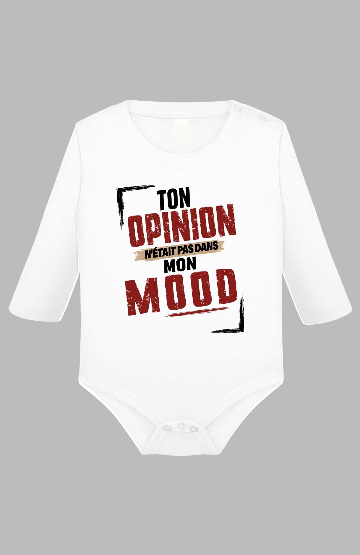 Grossiste I.A.L.D FRANCE - Mon mood - Body Manche longue bébé Fille