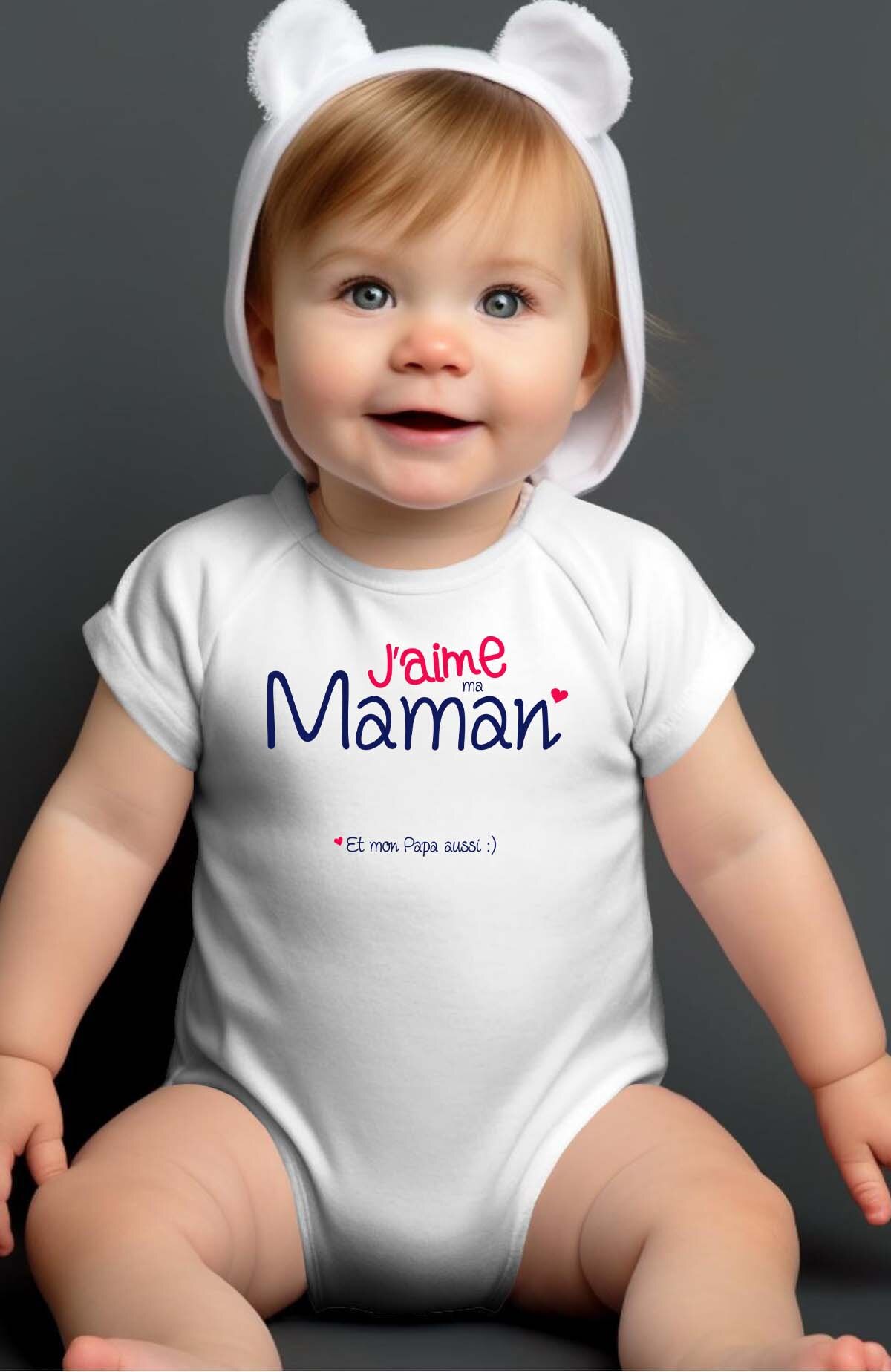 Grossista I.A.L.D FRANCE - Amo la mia mamma - Body per bambina