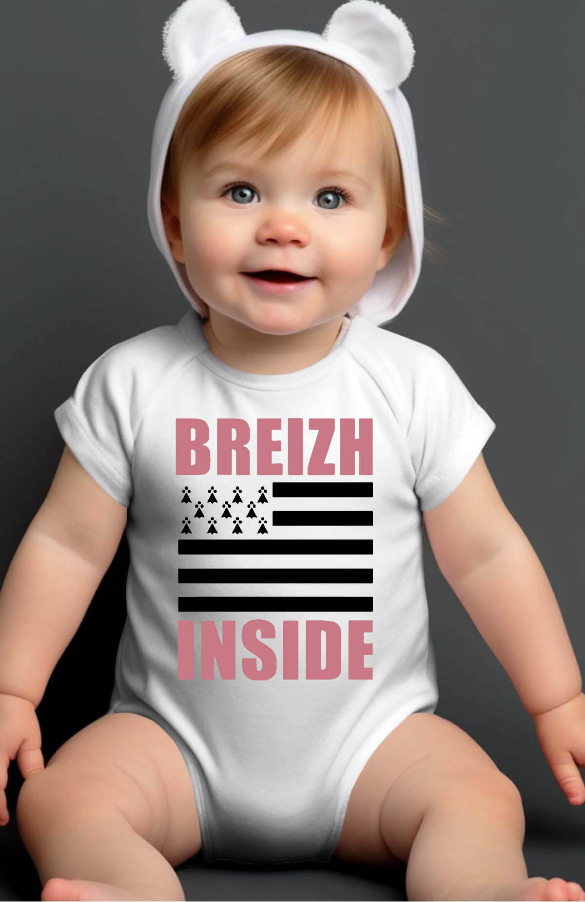 Grossiste I.A.L.D FRANCE - Breizh Inside Girl - Body Bébé Fille