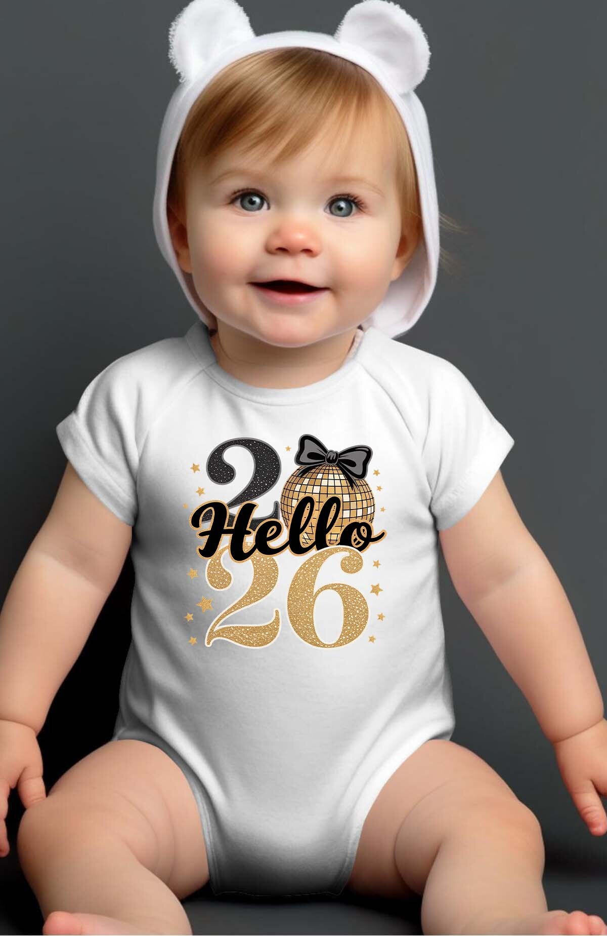 Großhändler I.A.L.D FRANCE - Noir & Gold 2026 - Baby Mädchen Body
