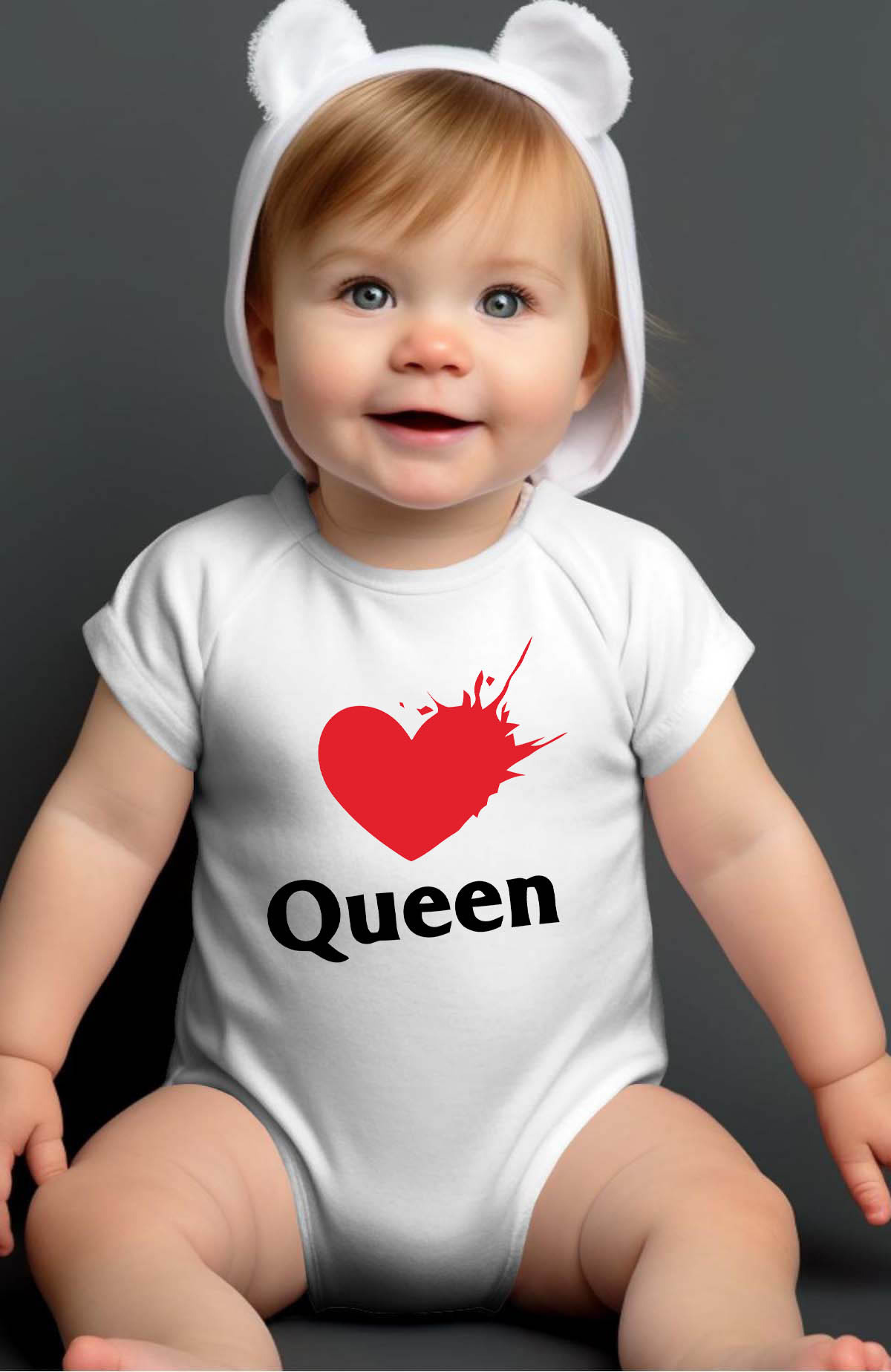 Wholesaler I.A.L.D FRANCE - Red queen - Bodysuit Baby Girl