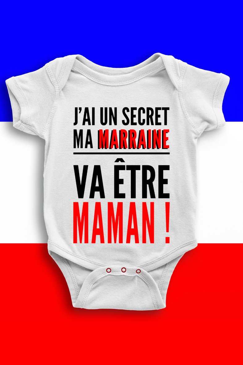 Grossiste I.A.L.D FRANCE - Body Bébé | marraine annonce naissance