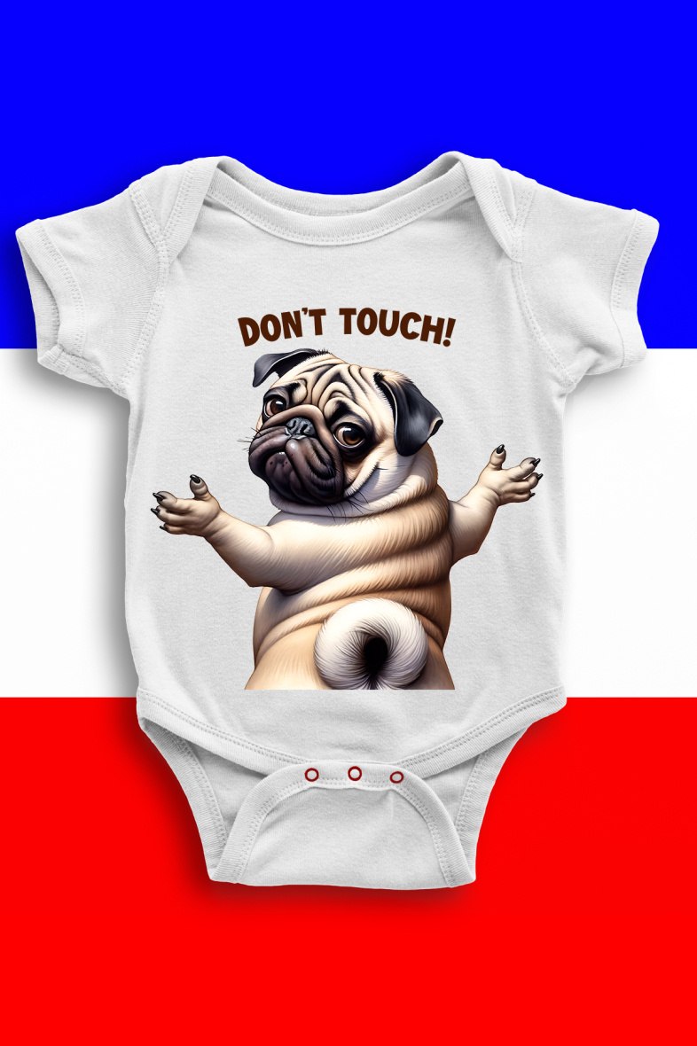 Grossiste I.A.L.D FRANCE - Body Bébé | Mine  Pug
