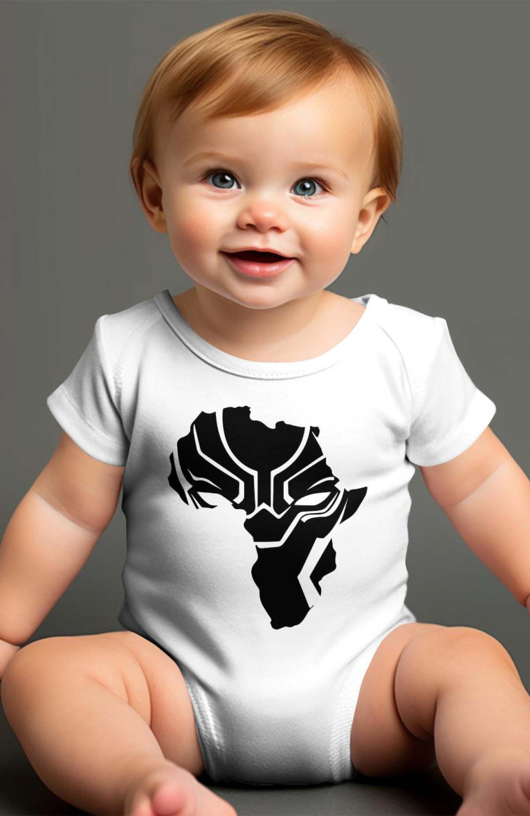 Wholesaler I.A.L.D FRANCE - Baby Boy Bodysuit | Black Afrik